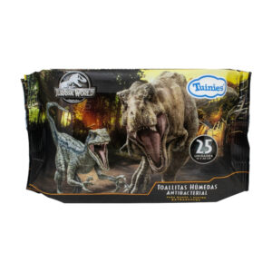 Toallitas Húmedas X 25 Unidades s/tapa Jurassic Park