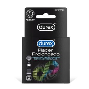 Preservativo Durex Placer Prolongado- Caja 3 UN