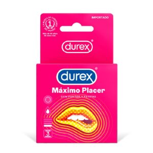 Preservativo Durex Máximo Placer - Caja 3 UN