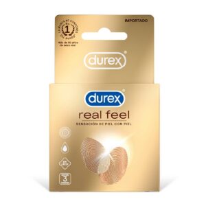 Preservativo Durex Real Feel- Caja 3 UN