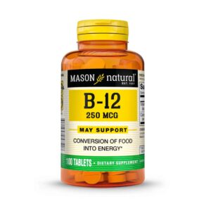 Mason Vitamina B12 - 250 mcg x 100 Capsulas