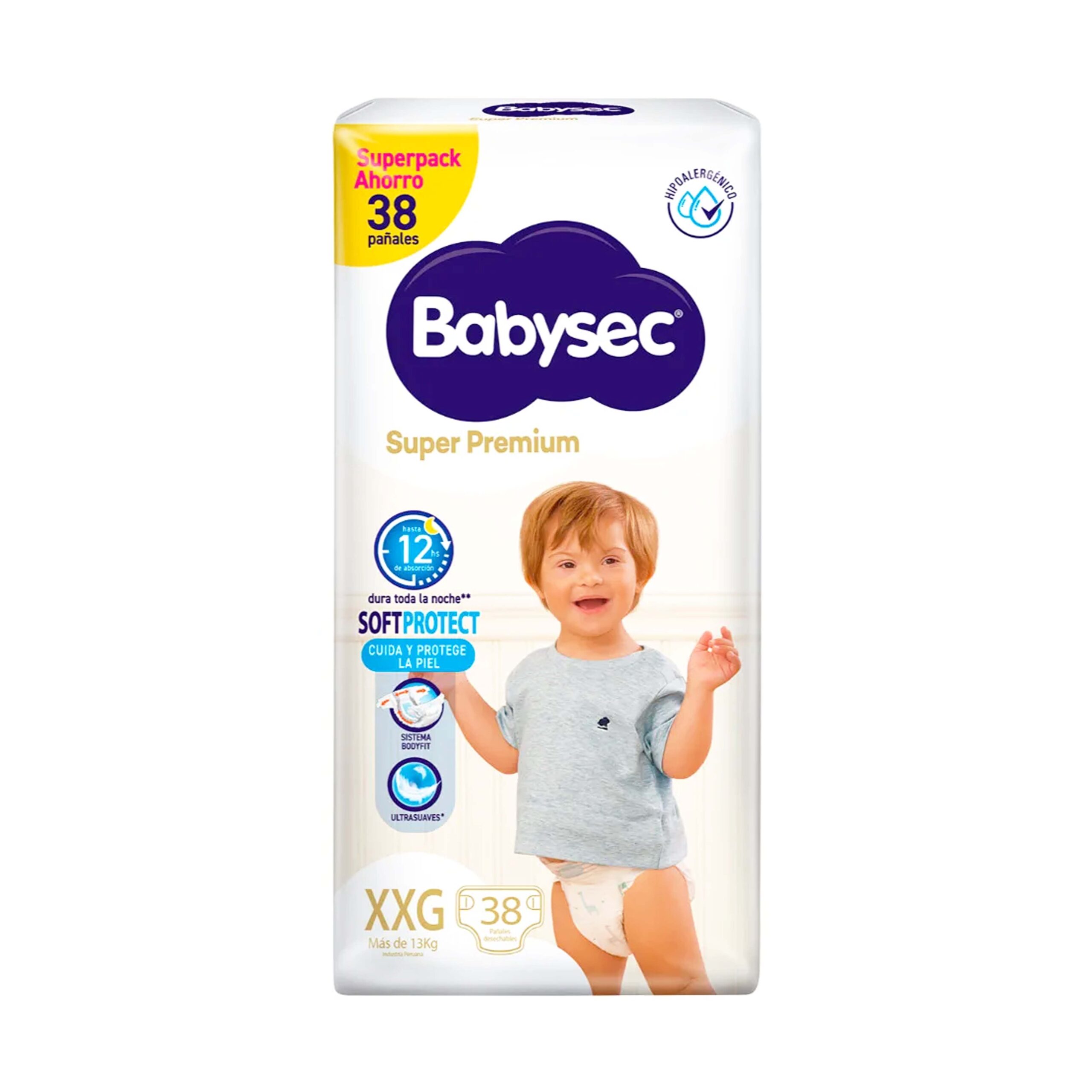 BabySec Super Premium Por 38 Talla XXG