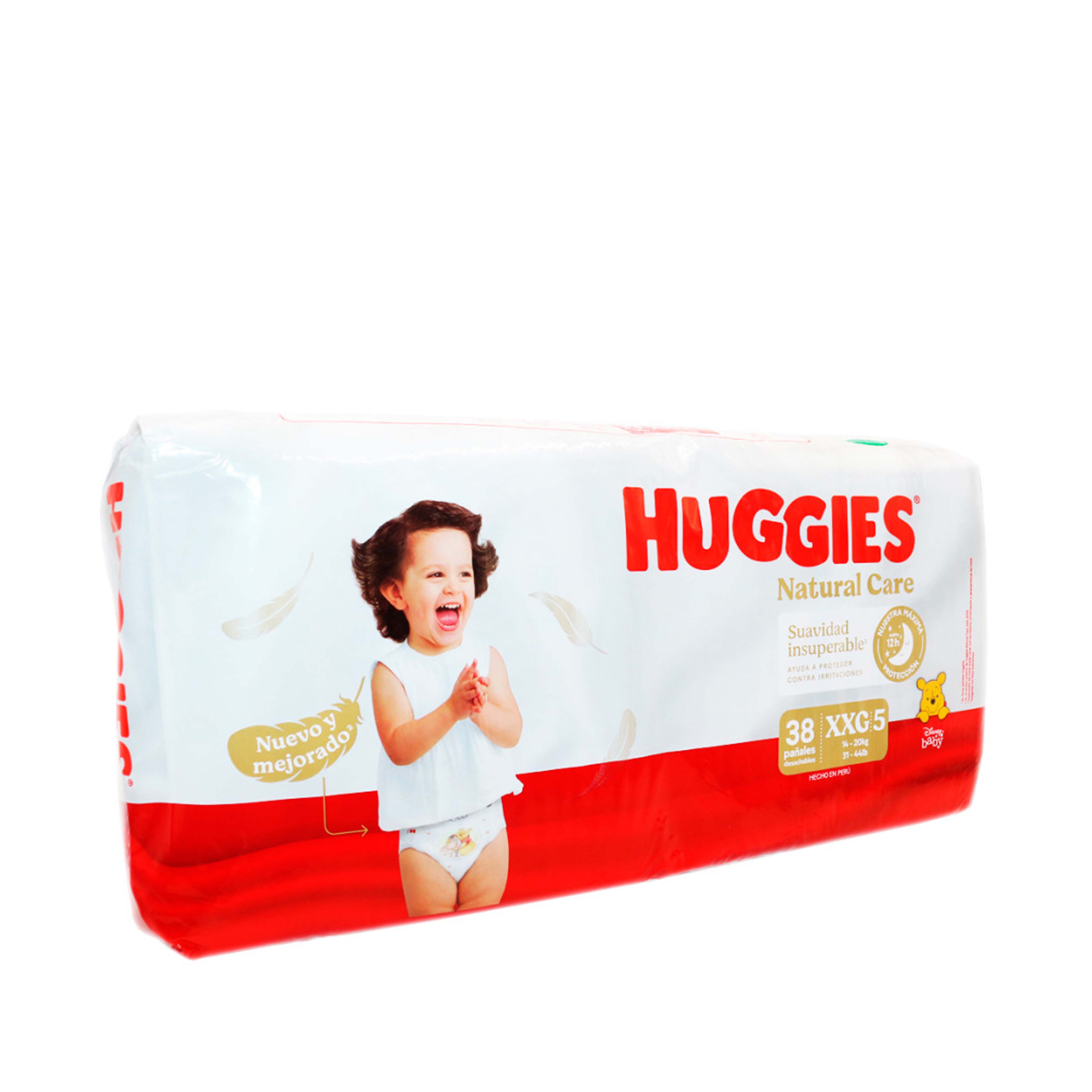Huggies NAT/CARE Por 38 Talla XXG