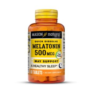 Mason Melatonina 500 Mcg Por 60 Tabletas