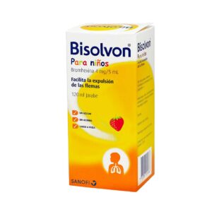 Bisolvon Para Niños 4mg/5ml Jarabe Por 120 ml
