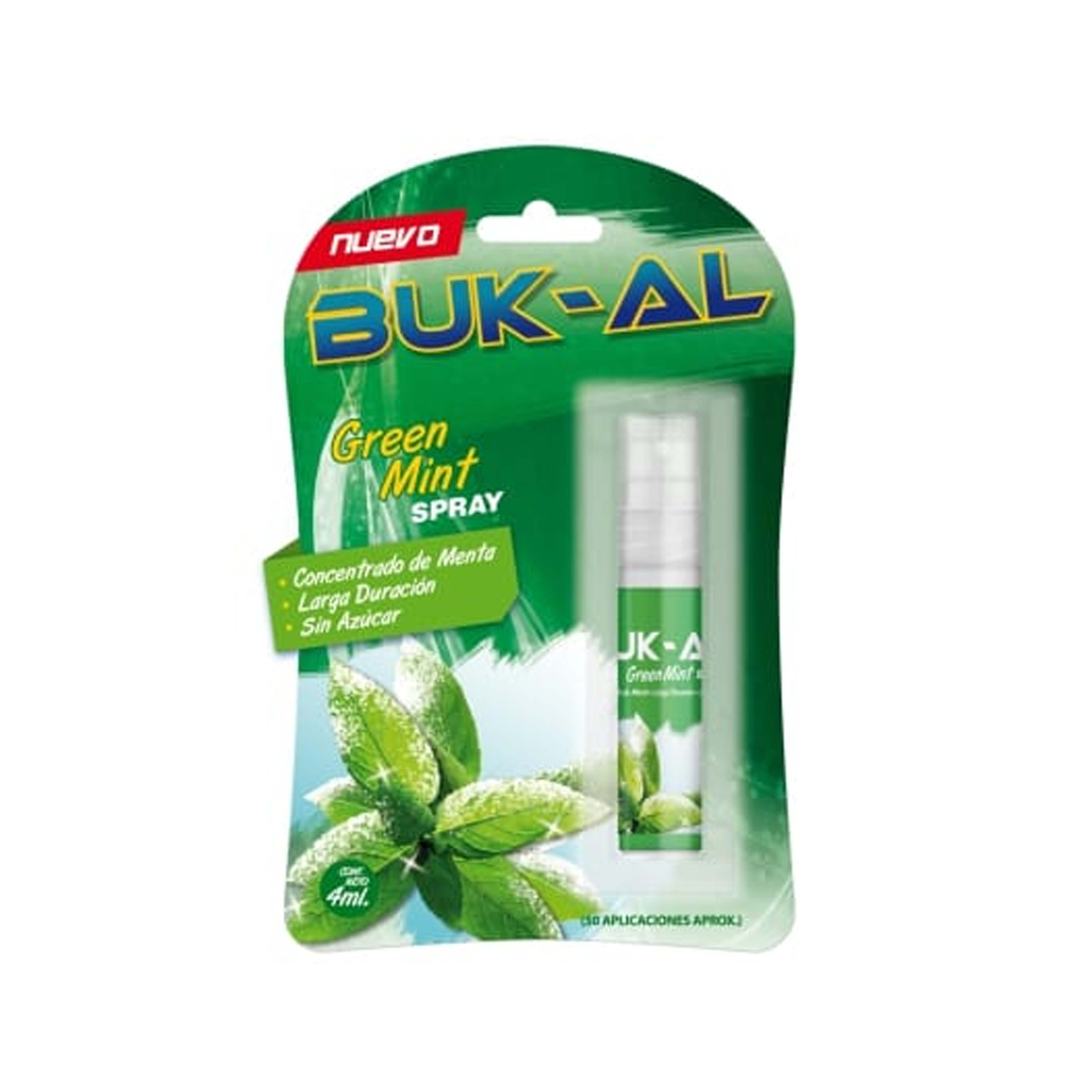 BUK-AL Spray Green Mint Por 4 mL