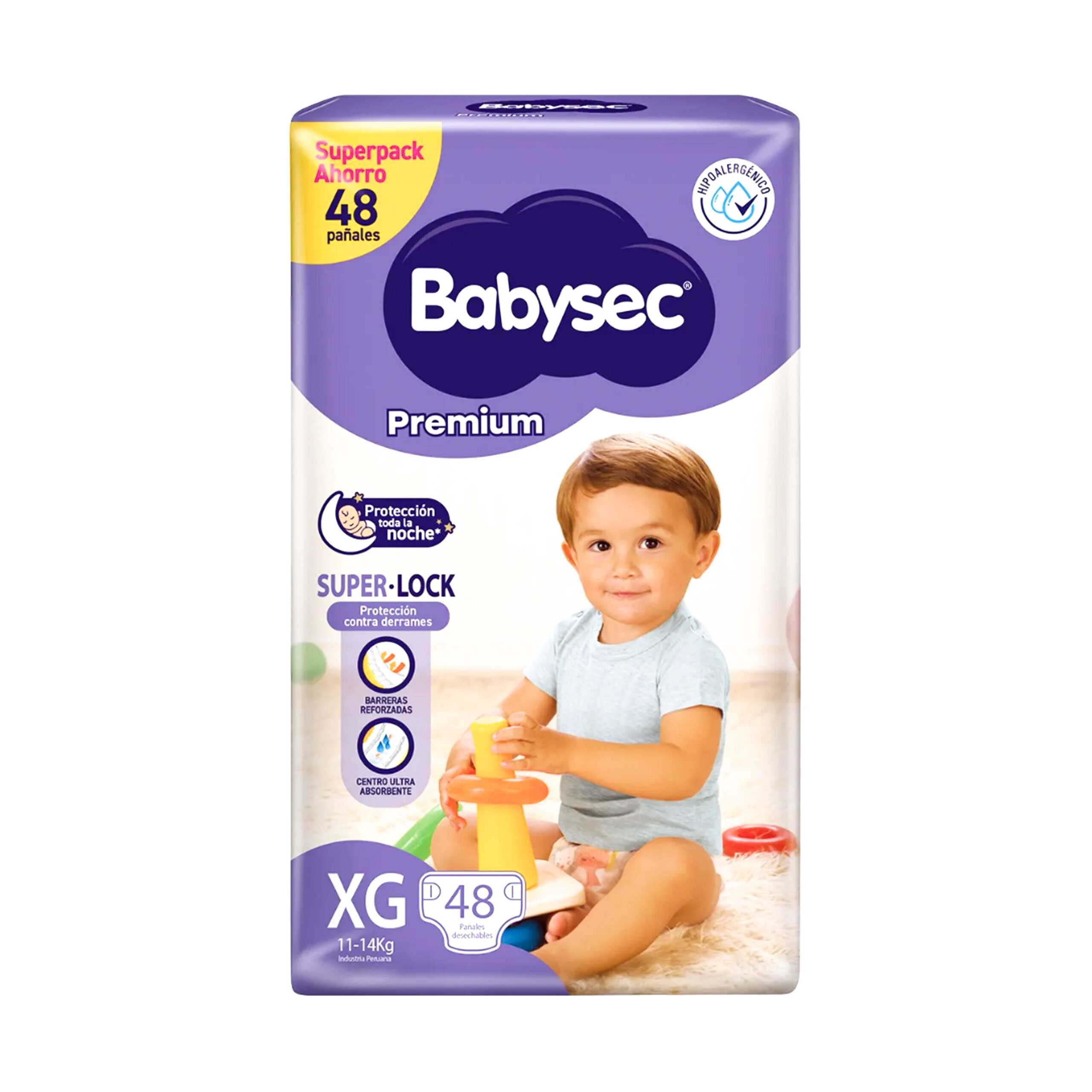 Babysec Premium Por 48 Talla XG