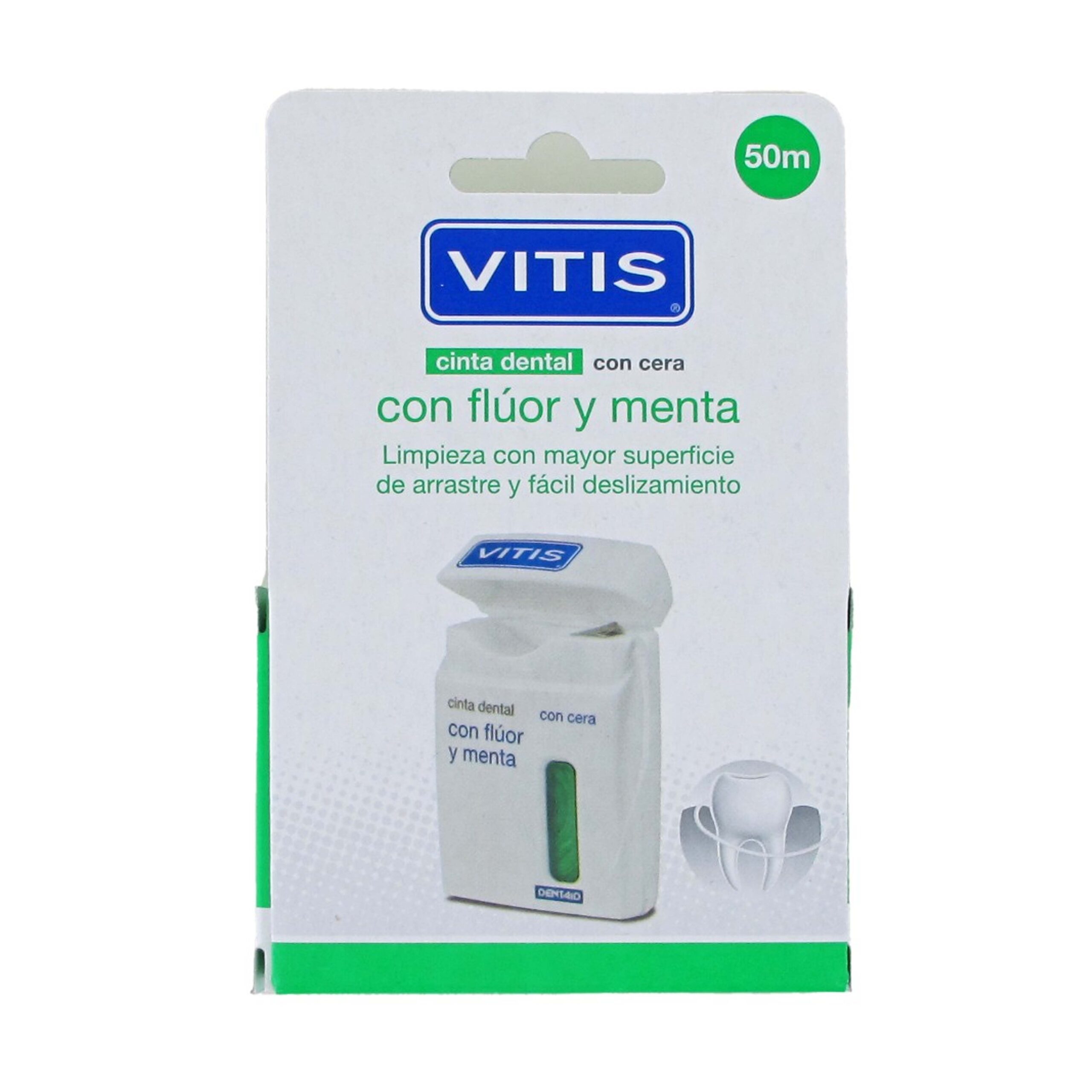 Vitis Cinta Dental Con fluor y Menta Por 50 M