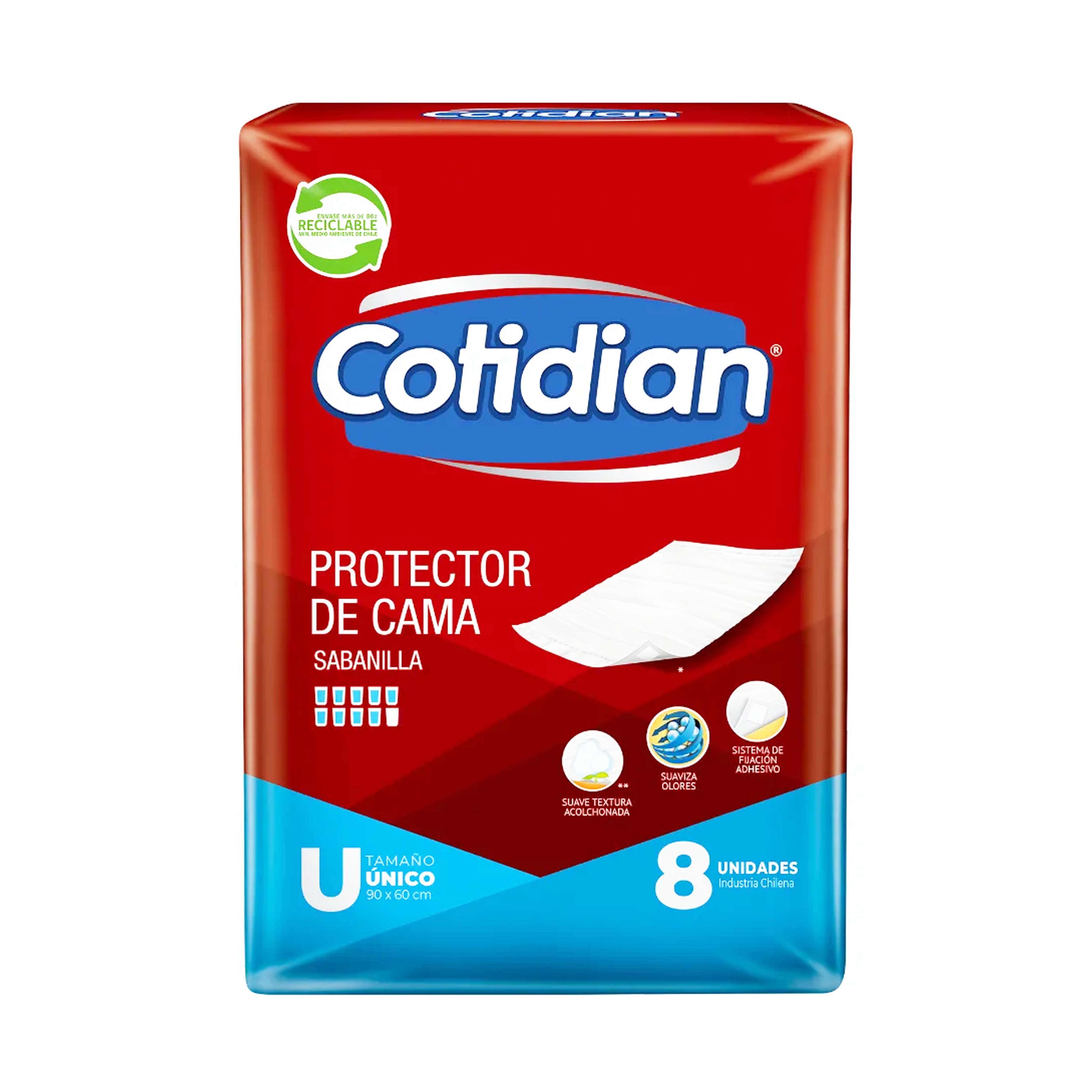 Cotidian Protector de Cama Por 8