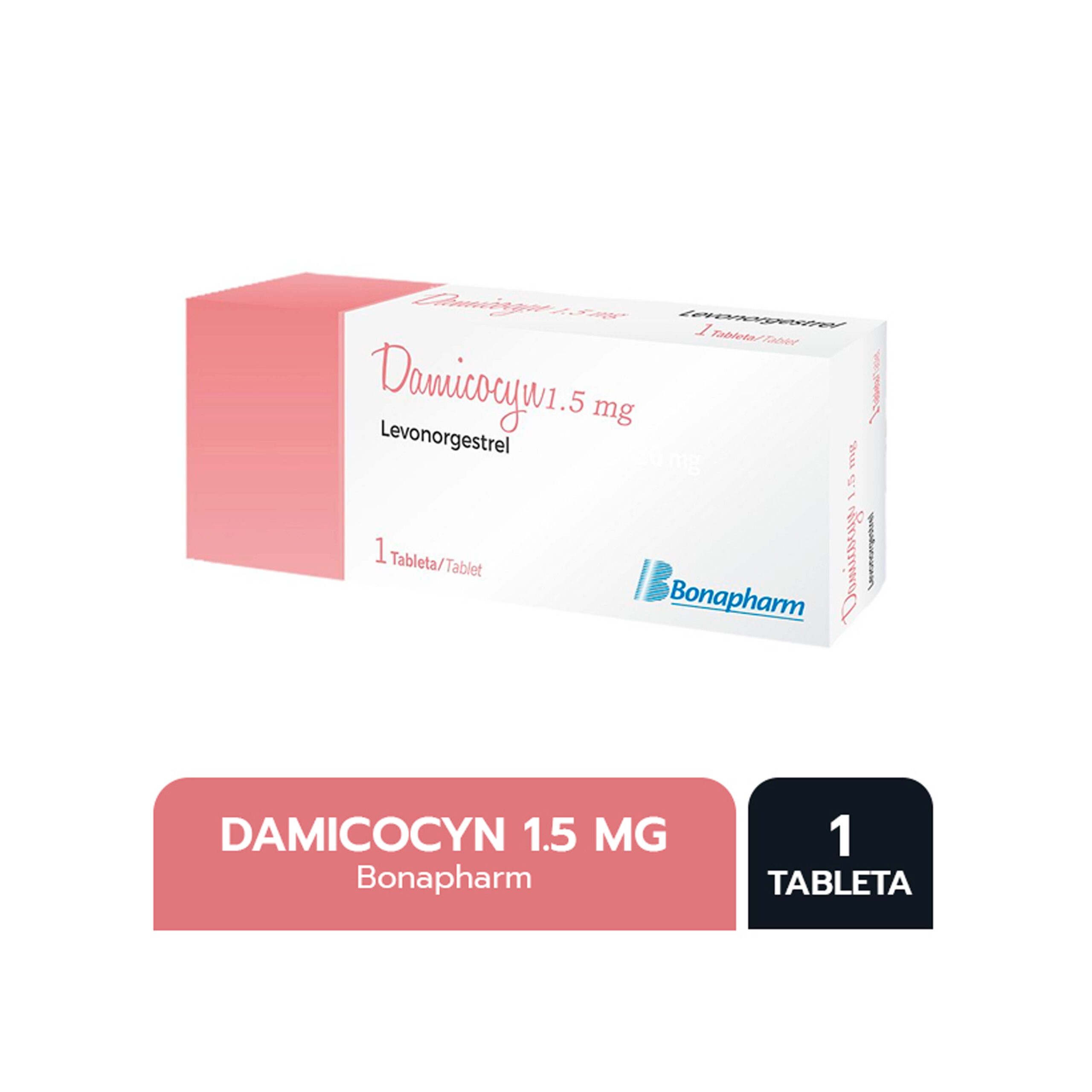 Damicocyn Anticoceptivo 1 Tab Por 1.5 Mg