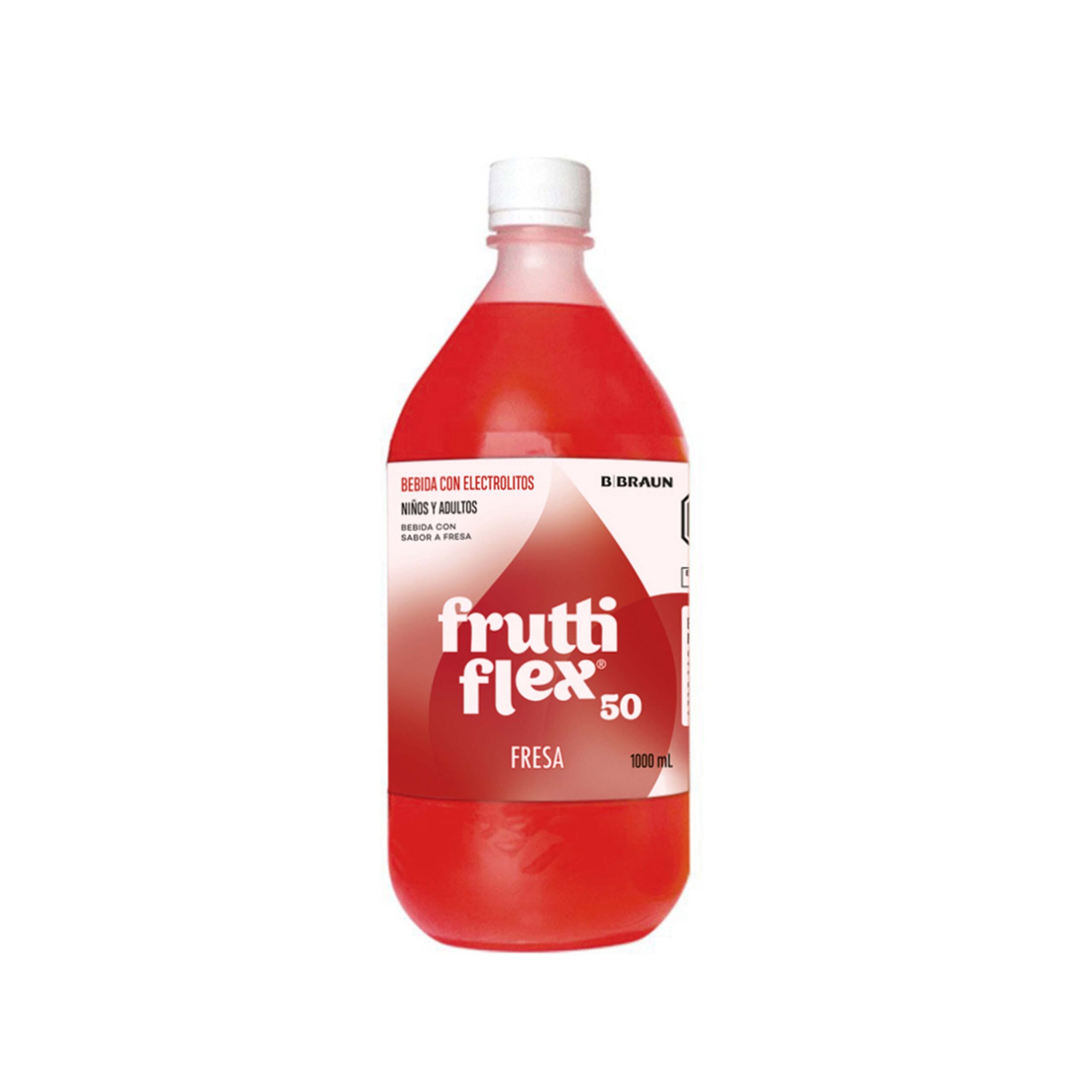 Frutti Flex 50 Solución Oral Sabor Fresa - Frasco 1 L
