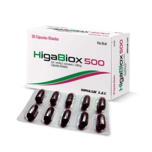 Higabiox 500 mg Por 30