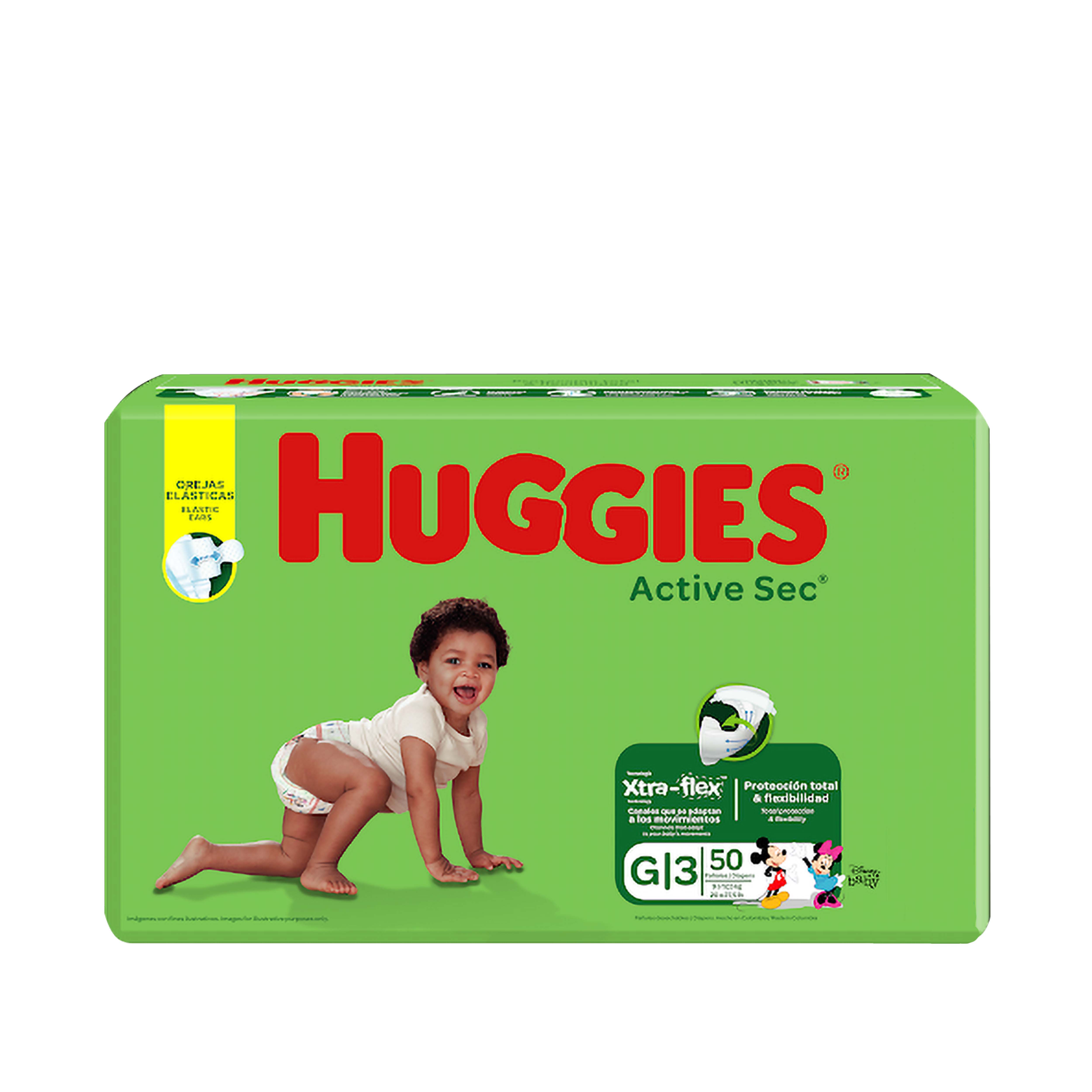 Huggies Active Por 50 Talla G