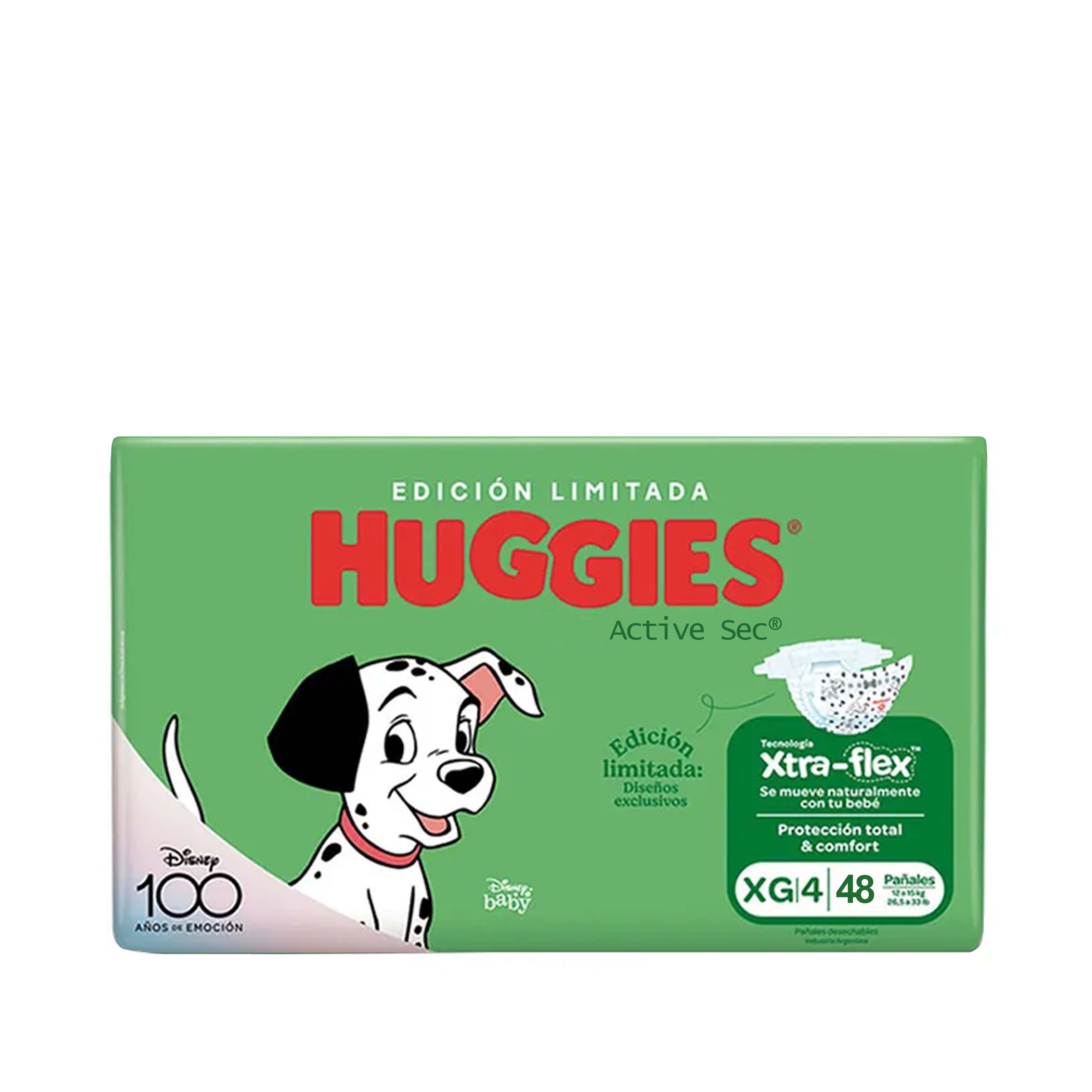 Huggies Active Sec Por 48 Talla XG