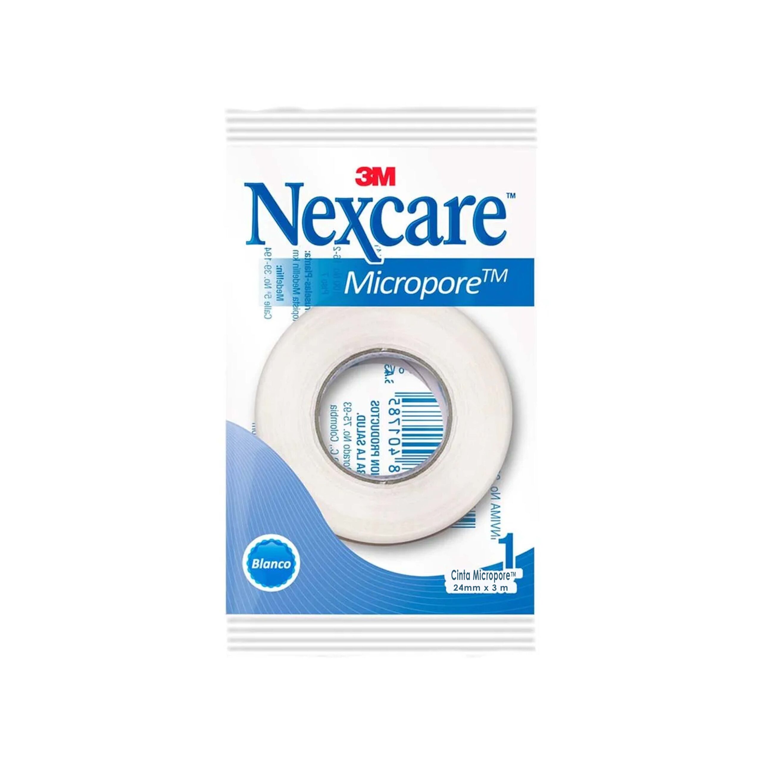 Micropore Nexcare Tela Blanco 24X3M Bolsa