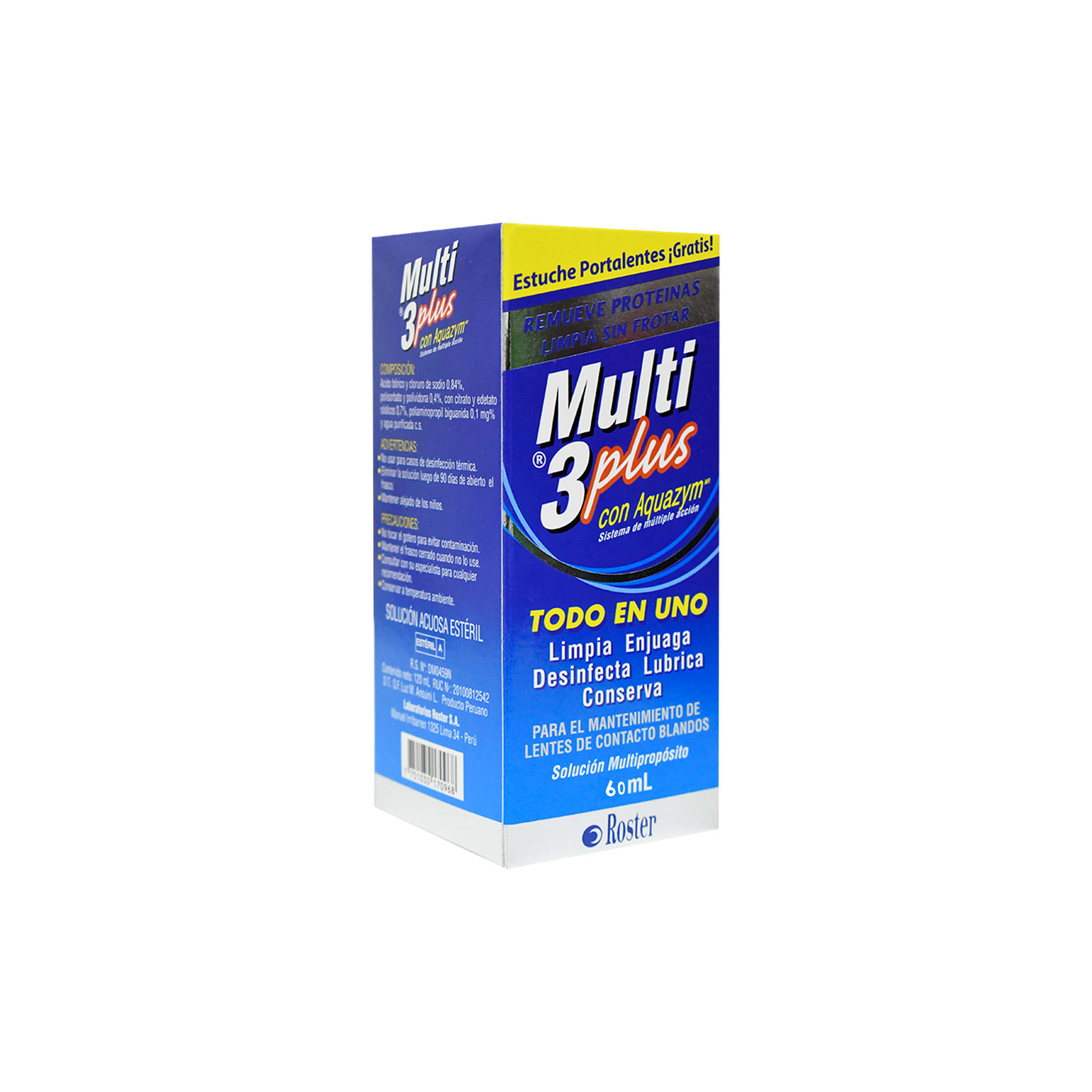 Multi-3 Plus Con Aquazym Por 60 mL