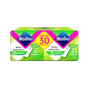 Nosotras Protectores Diarios Normal Por 30