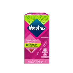 Nosotras Tampones con Aplicador Comodidad-V Super Plus Por 8