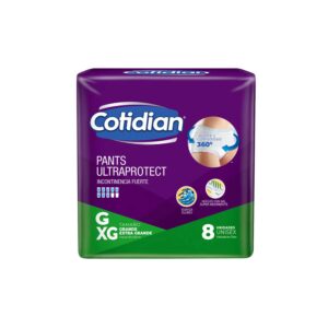 Pants Para Adulto Cotidian Ultraprotect Talla G/XG Por 8