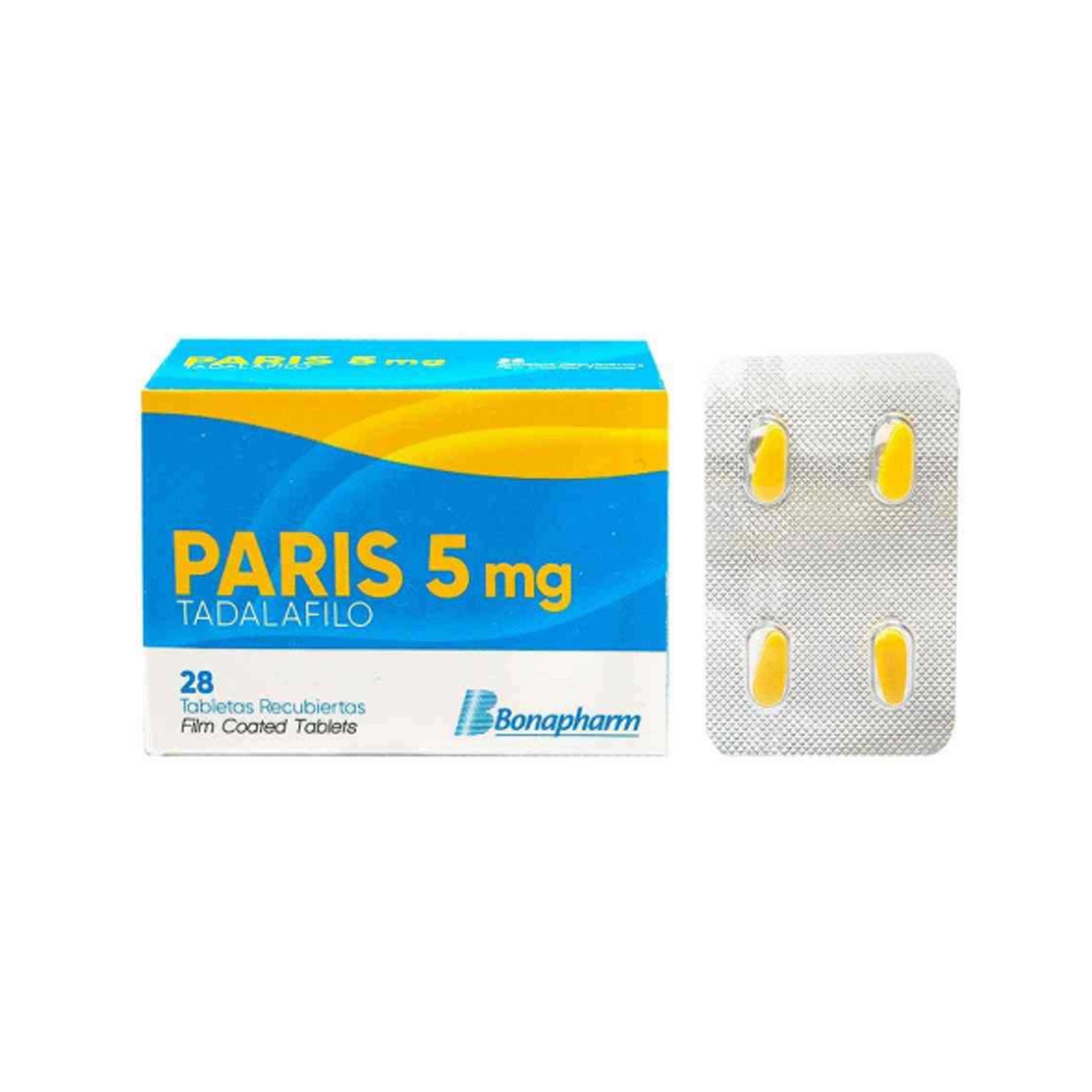 Paris Tadalafilo Por 5 Mg