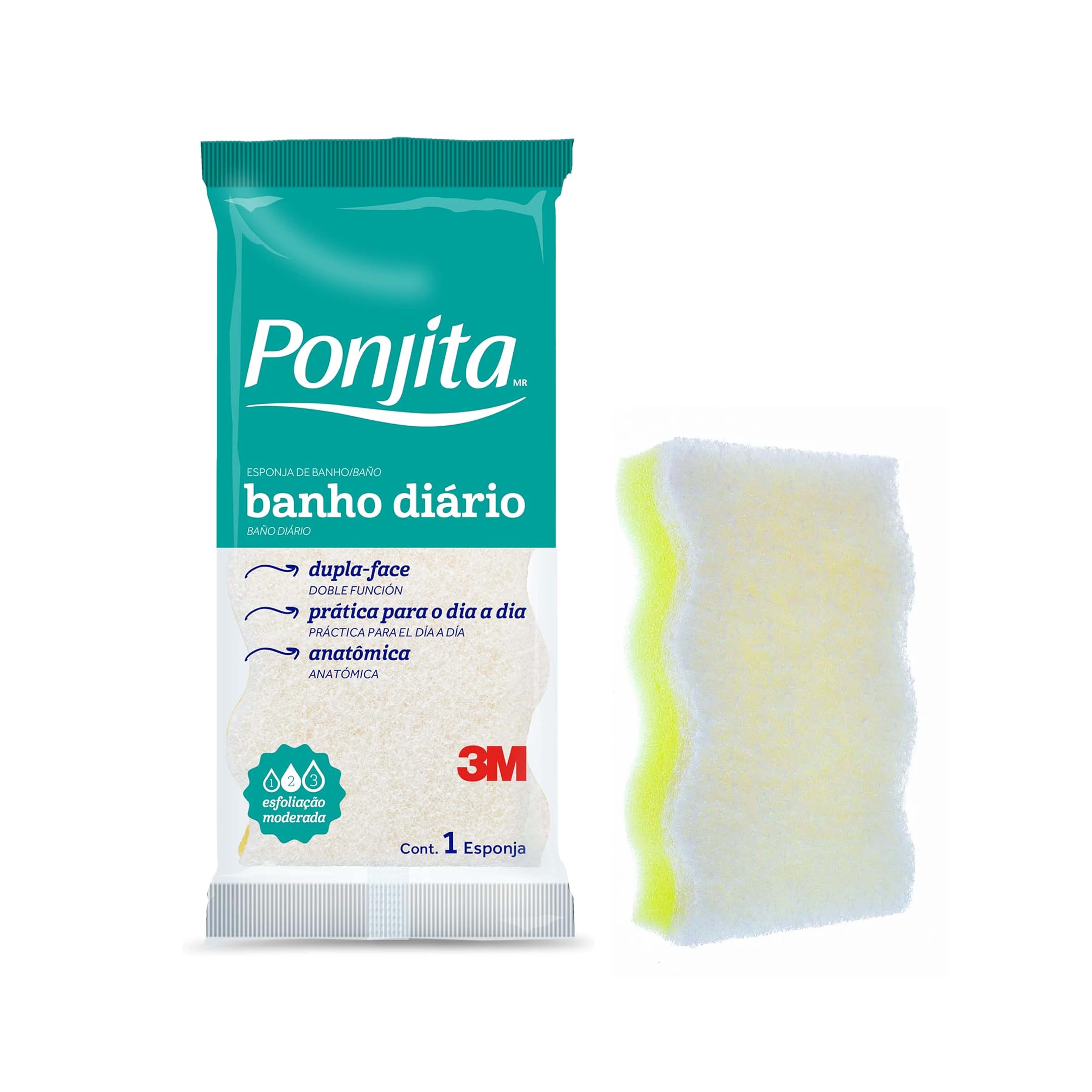 Ponjita 3M - Esponja Baño Diario