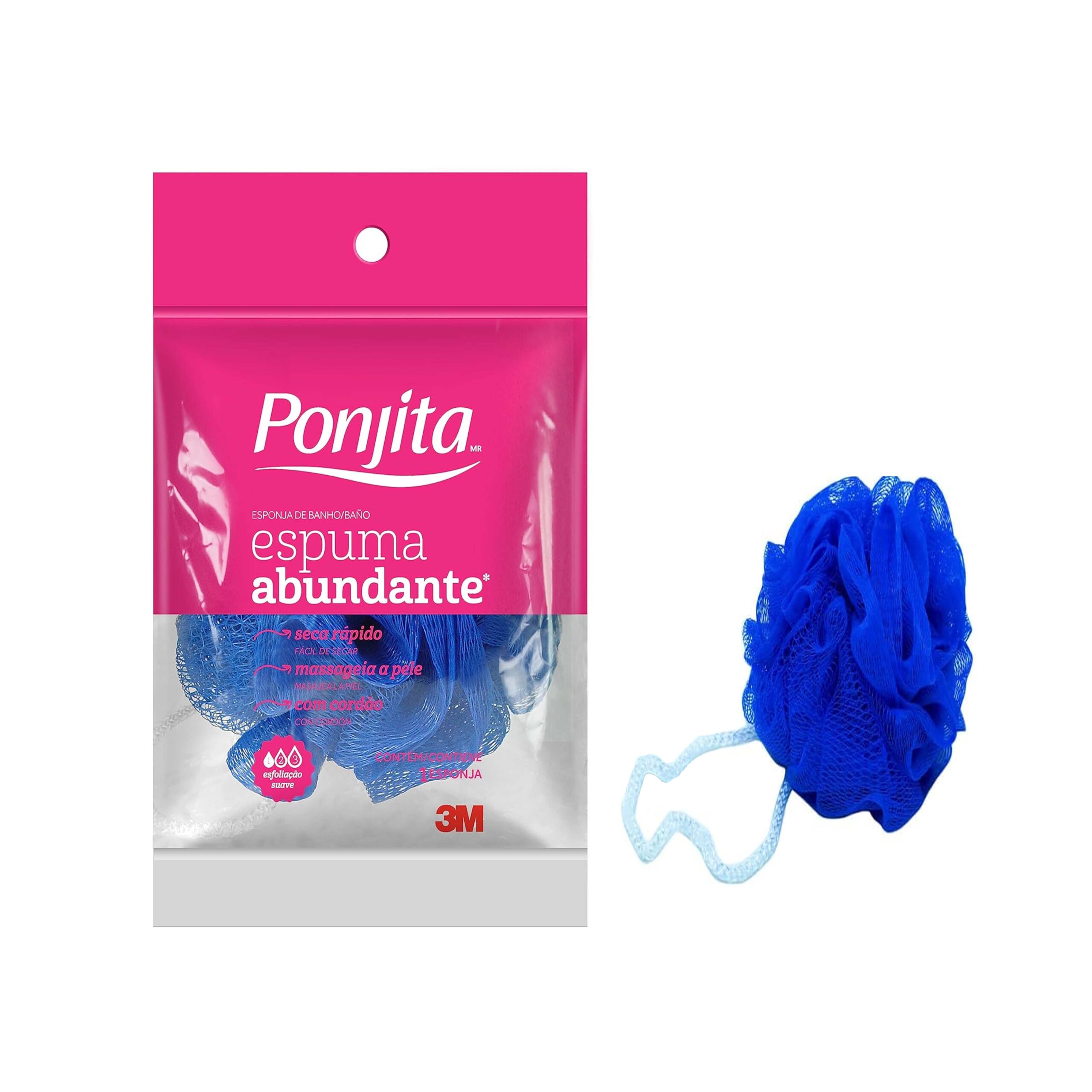 Ponjita 3M - Esponja de Baño Espuma Abundante