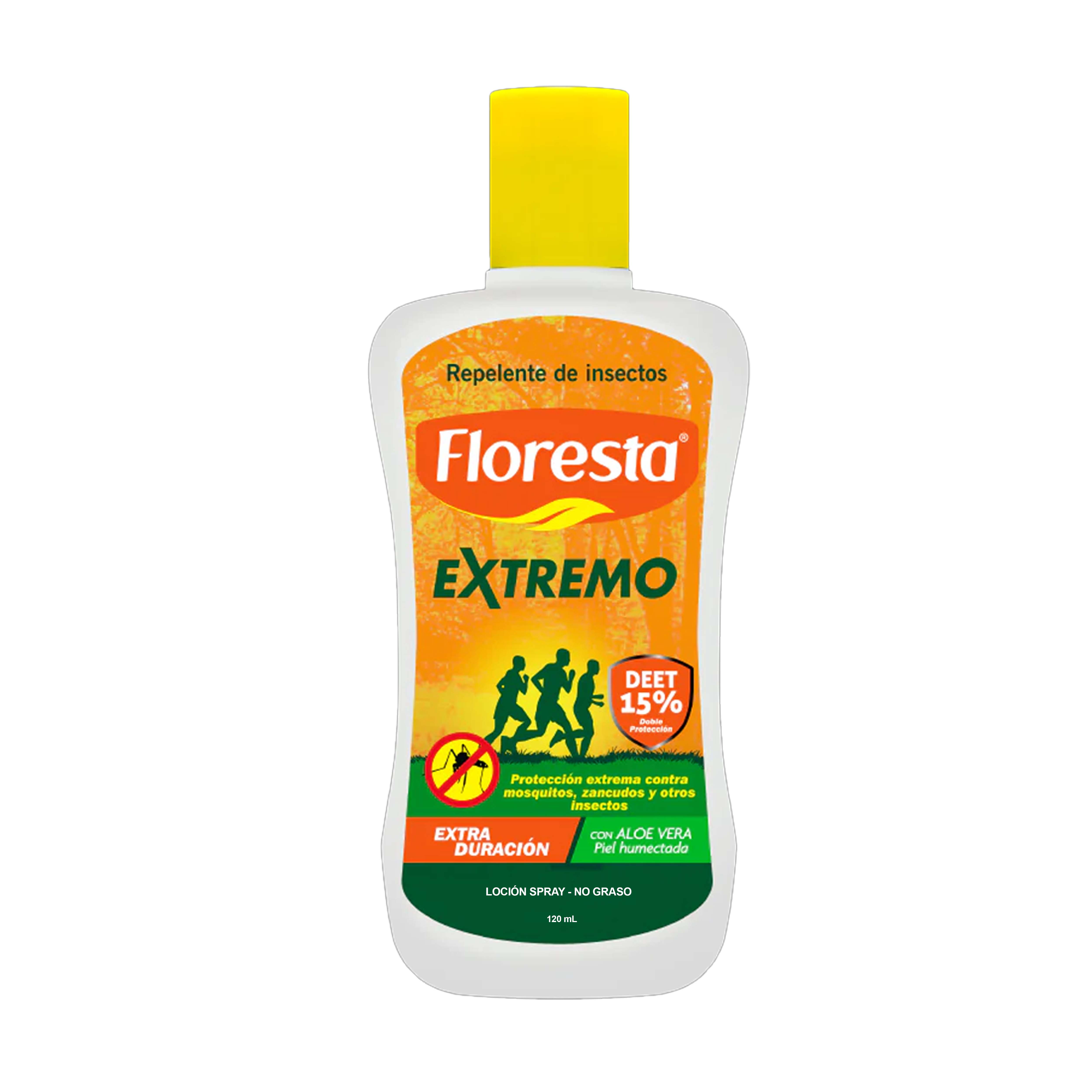Repelente Floresta Loción Extra Duración Por 120 mL