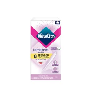 Tampones Con Aplicador Regular Sensiti-V Por 8