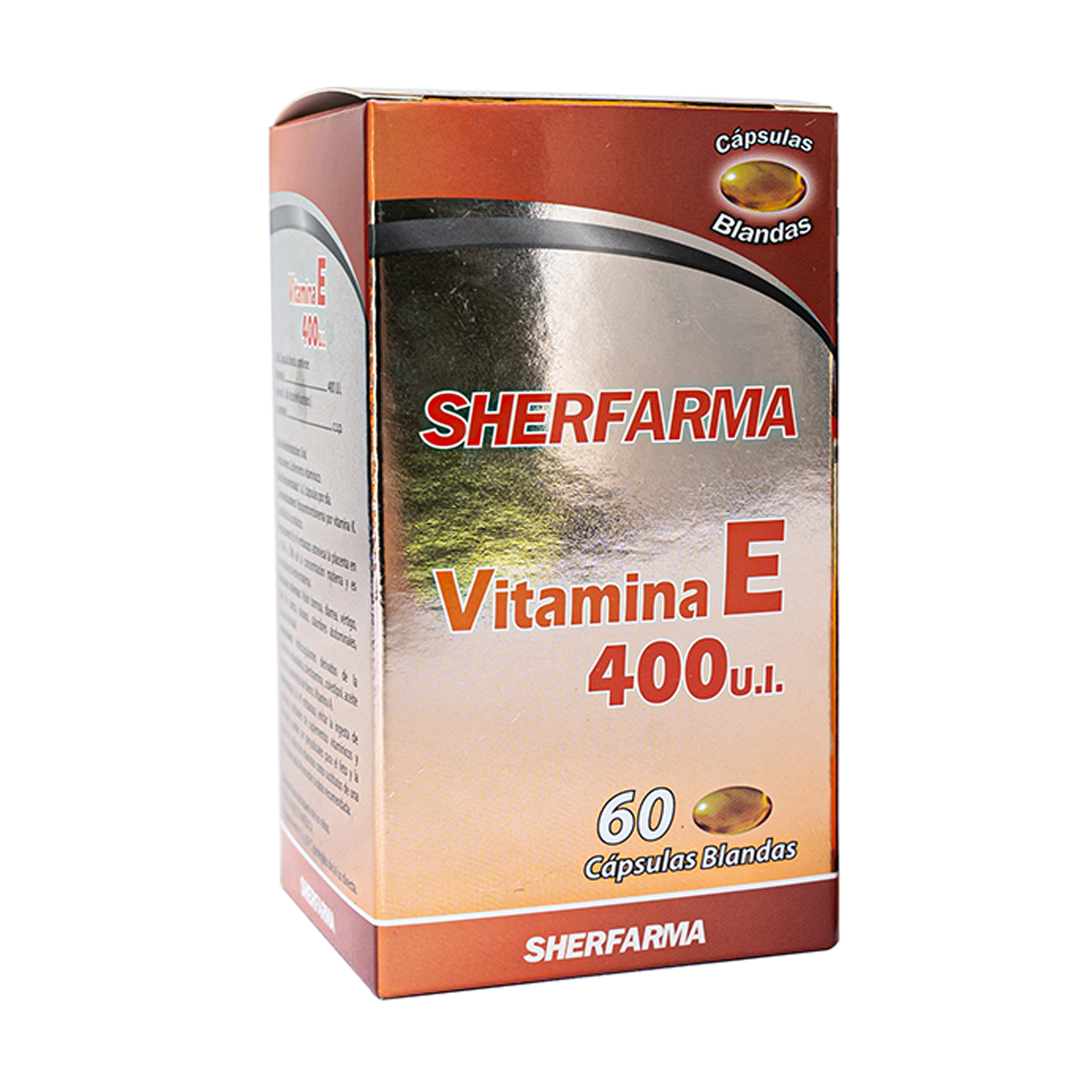 Vitamina E 400 Por 60 Cápsulas