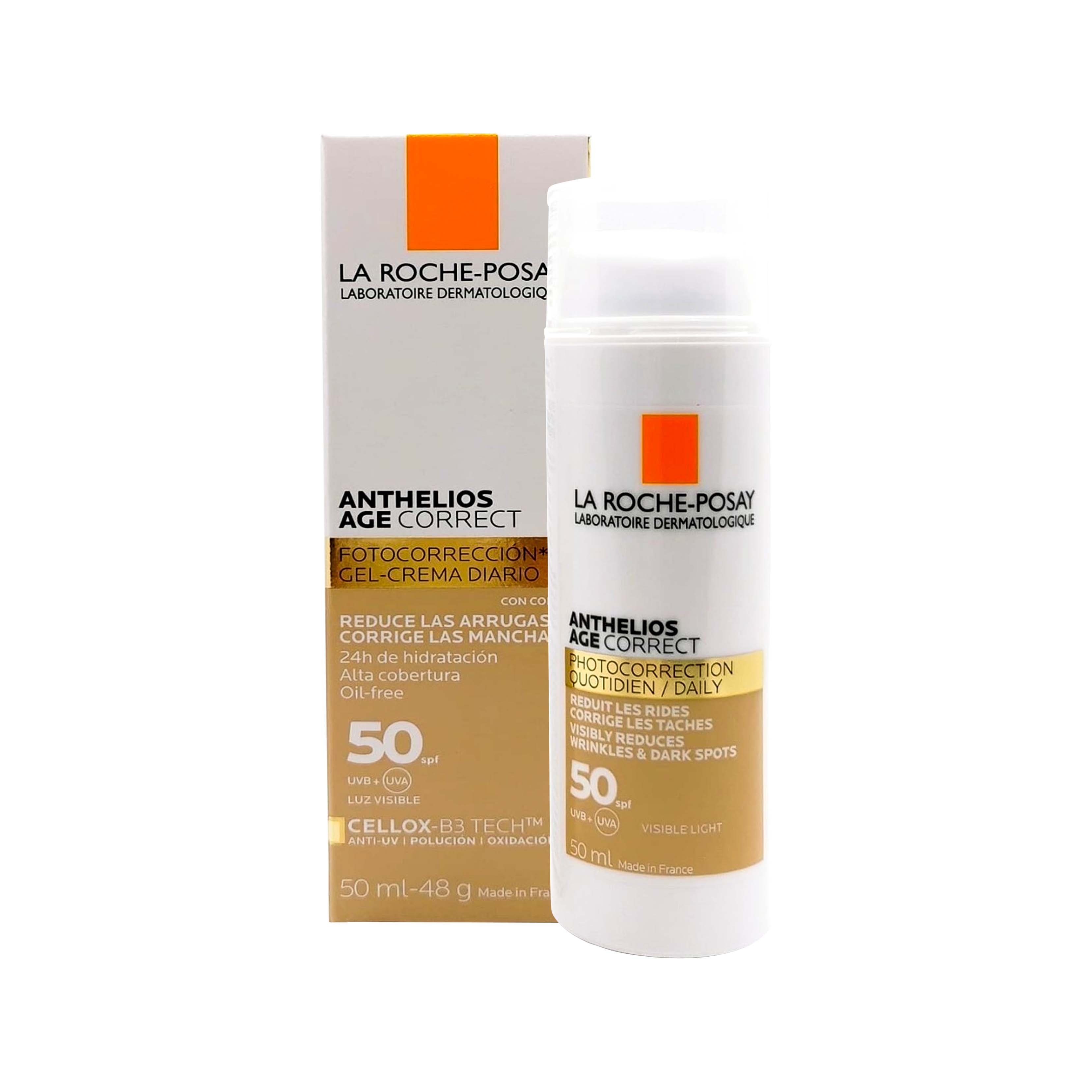 Anthelios Fotocorreción Gel-Crema Diario Con Color 50 mL