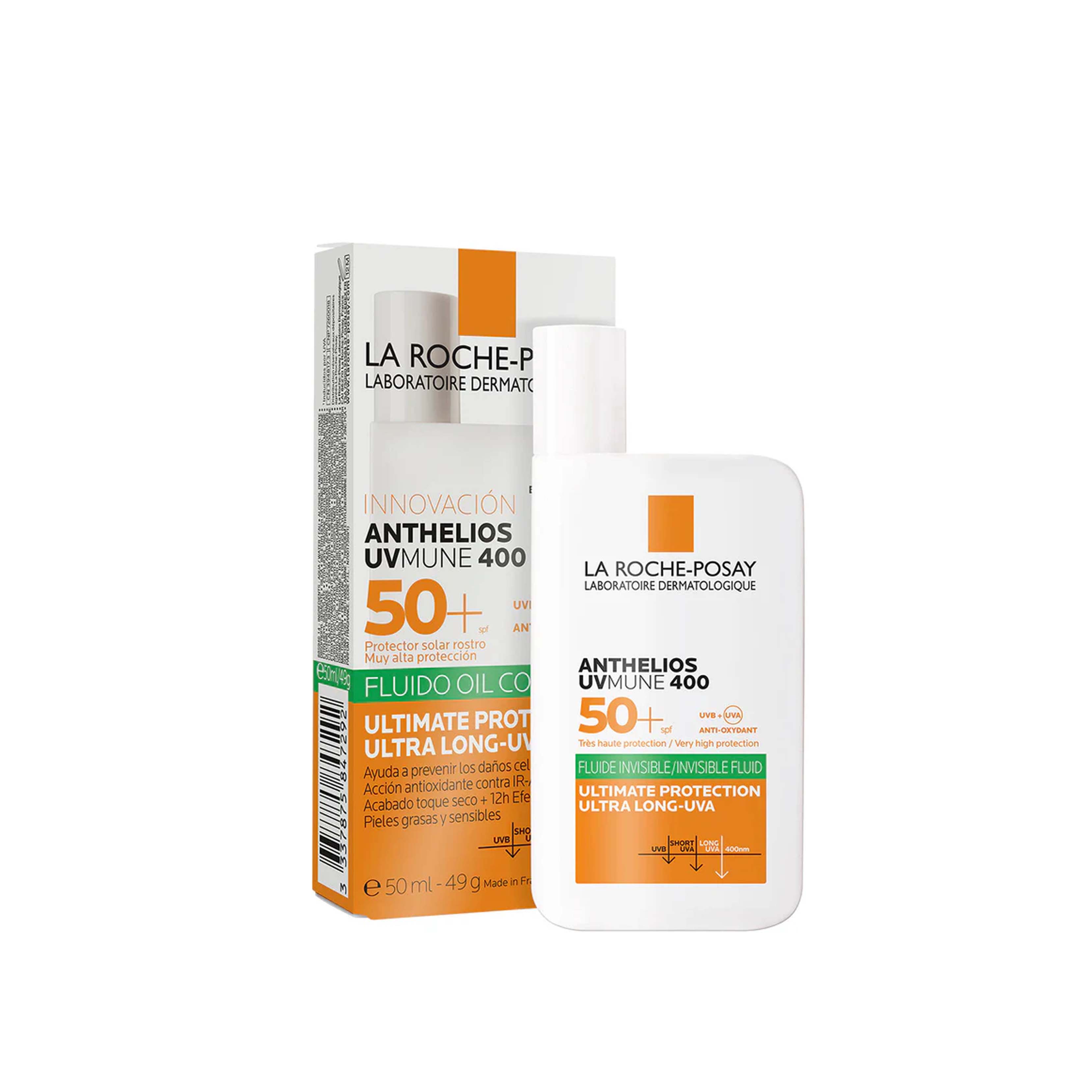 Anthelios Uv Mune 400 Oil Control Fluido Por 50 mL