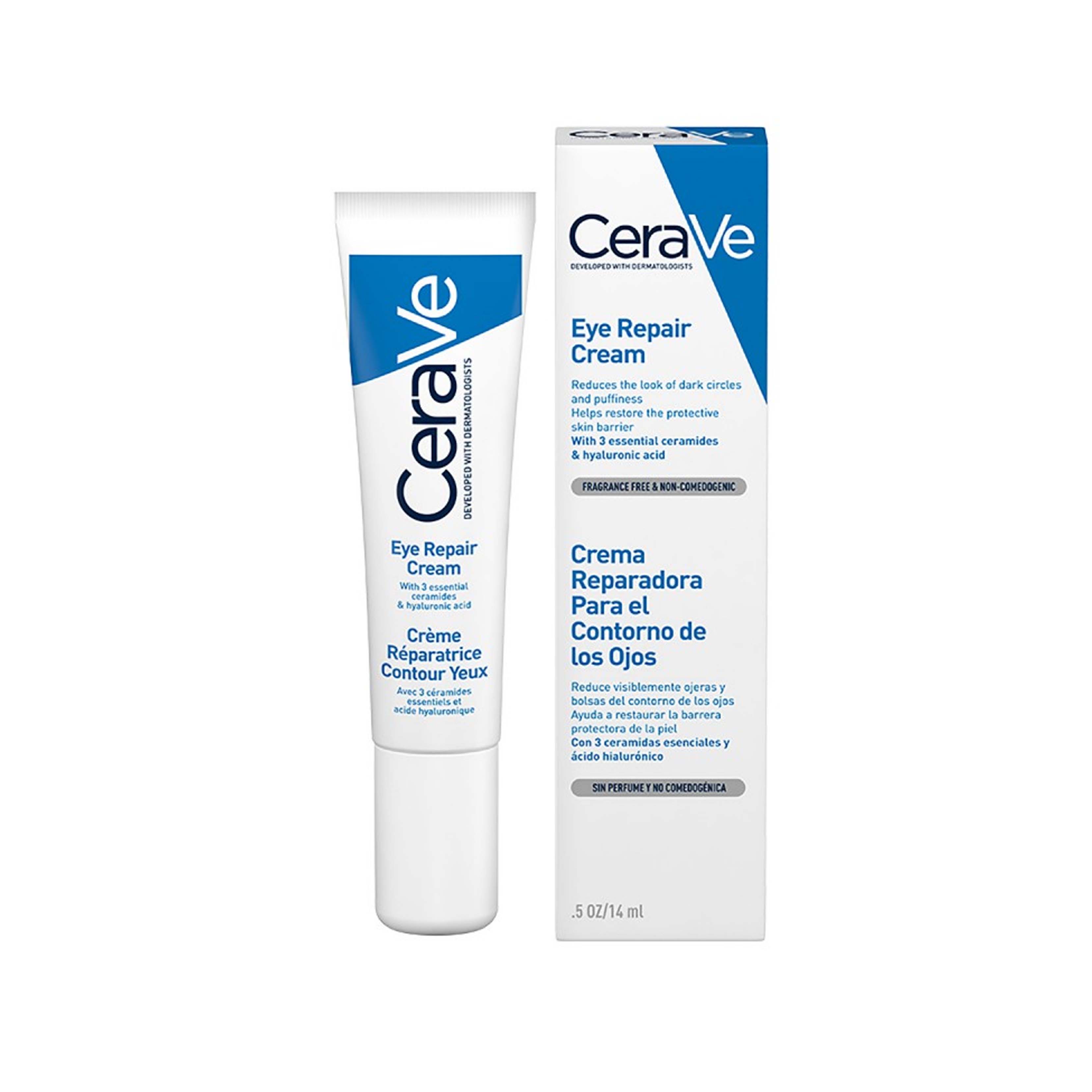 CeraVe Crema Reparadora Para el Contorno de Ojos Por 14 mL