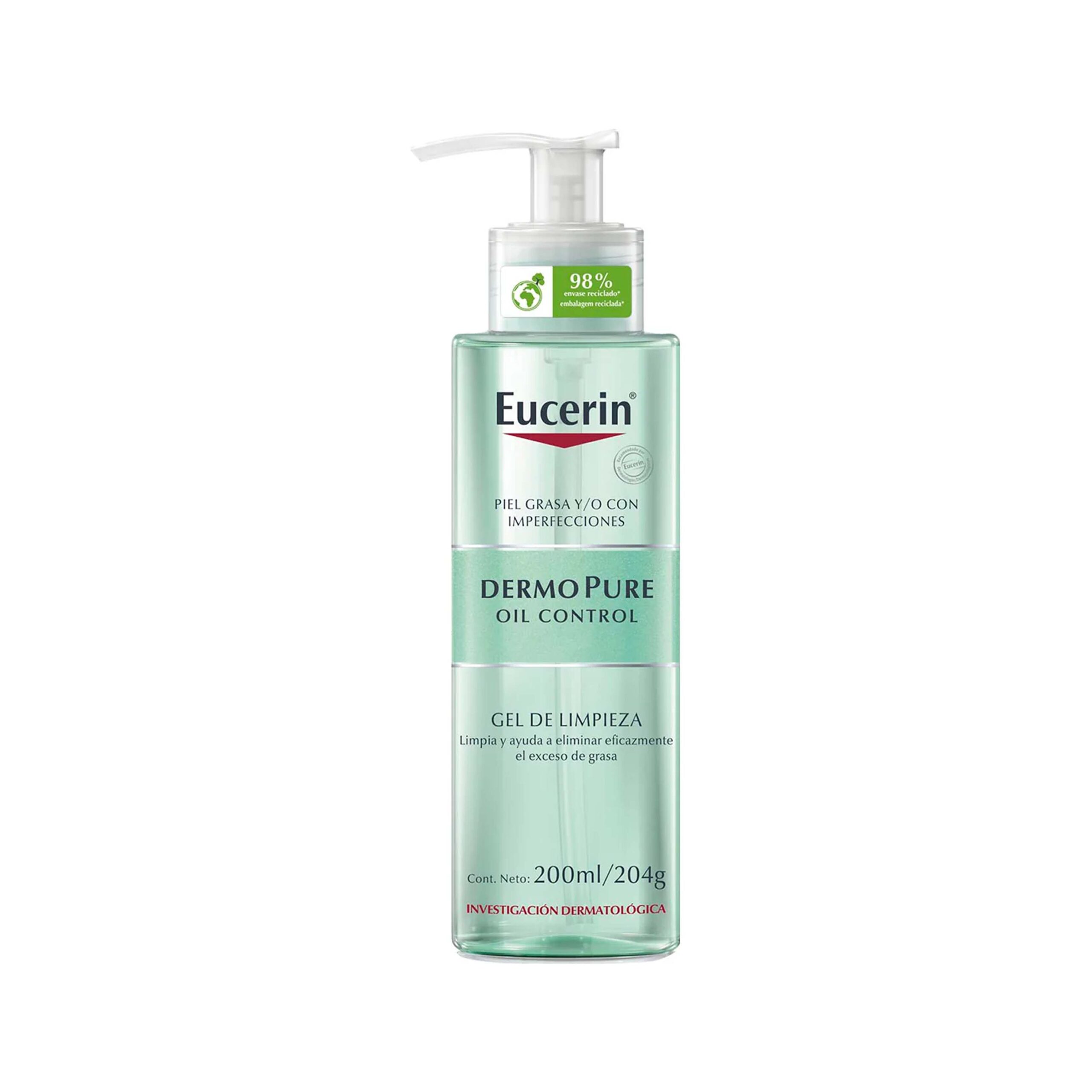 Eucerin Gel Limpiador Para Piel Grasa y/o Con Tendencia Acneica 200 mL