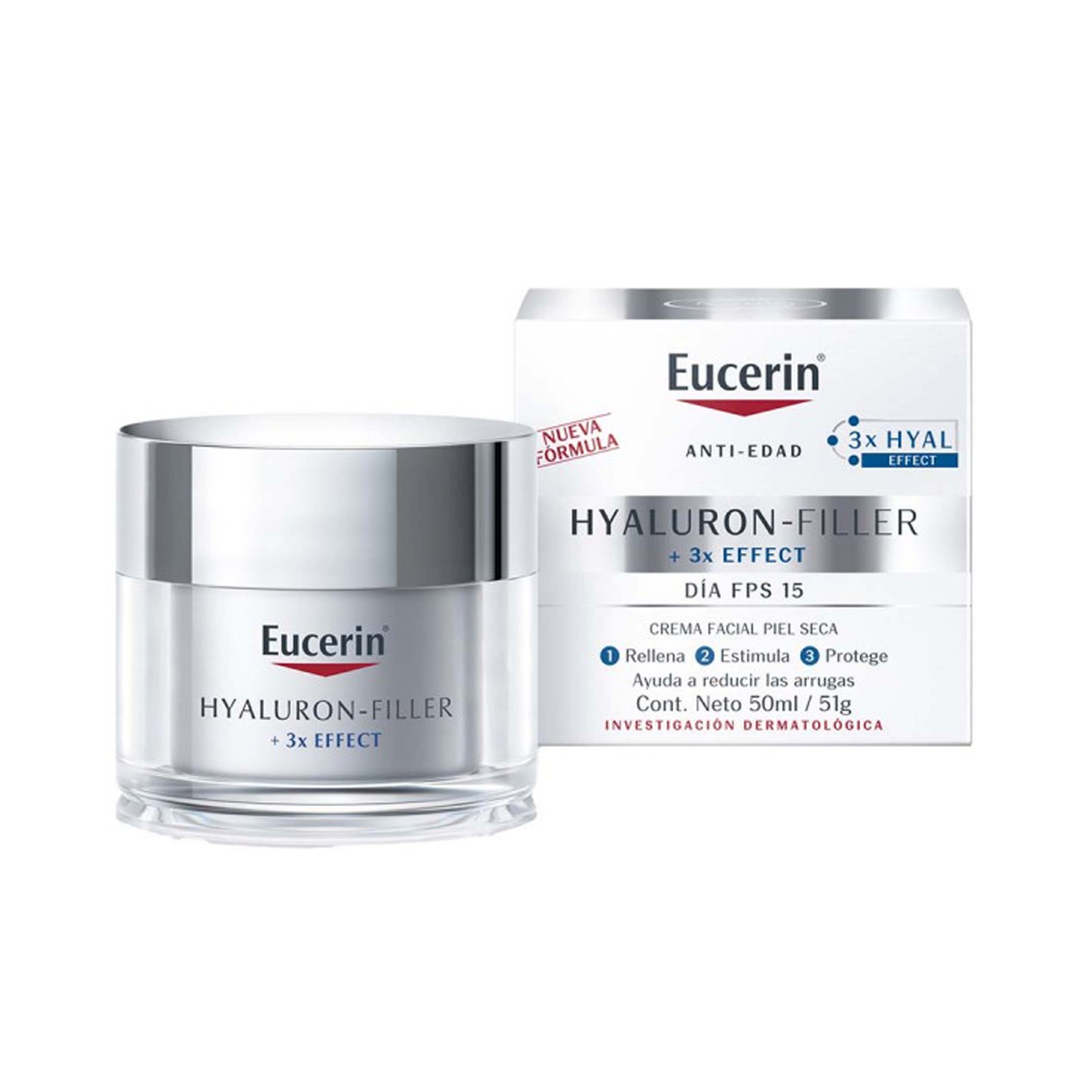 Eucerin Hyaluron-Filler Crema de Día Por 50 mL
