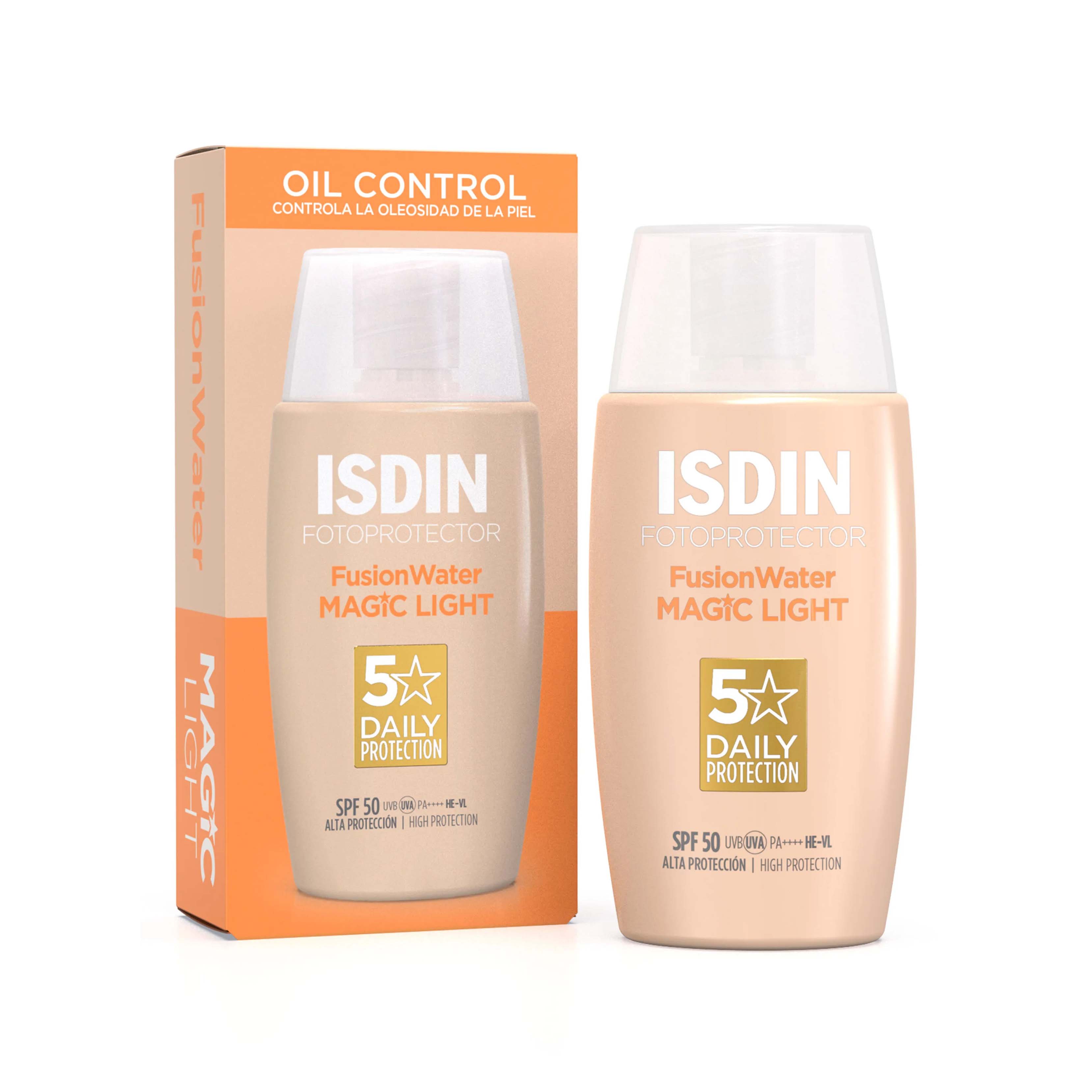 Isdin FusionWater Magic Light SPF 50 Por 50 mL