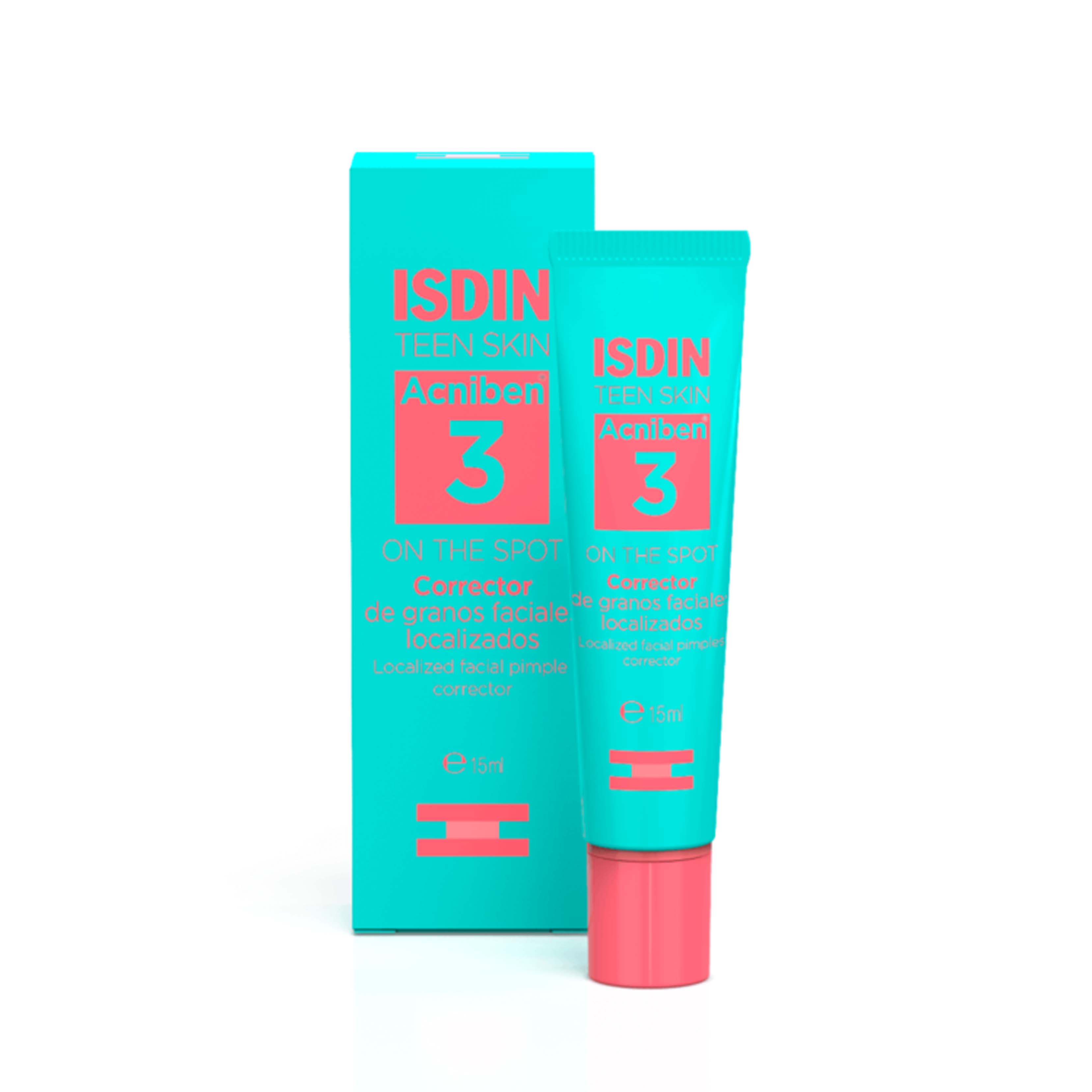 Isdin Teen Skin Acniben 3 On The Spot Corrector Por 15 mL
