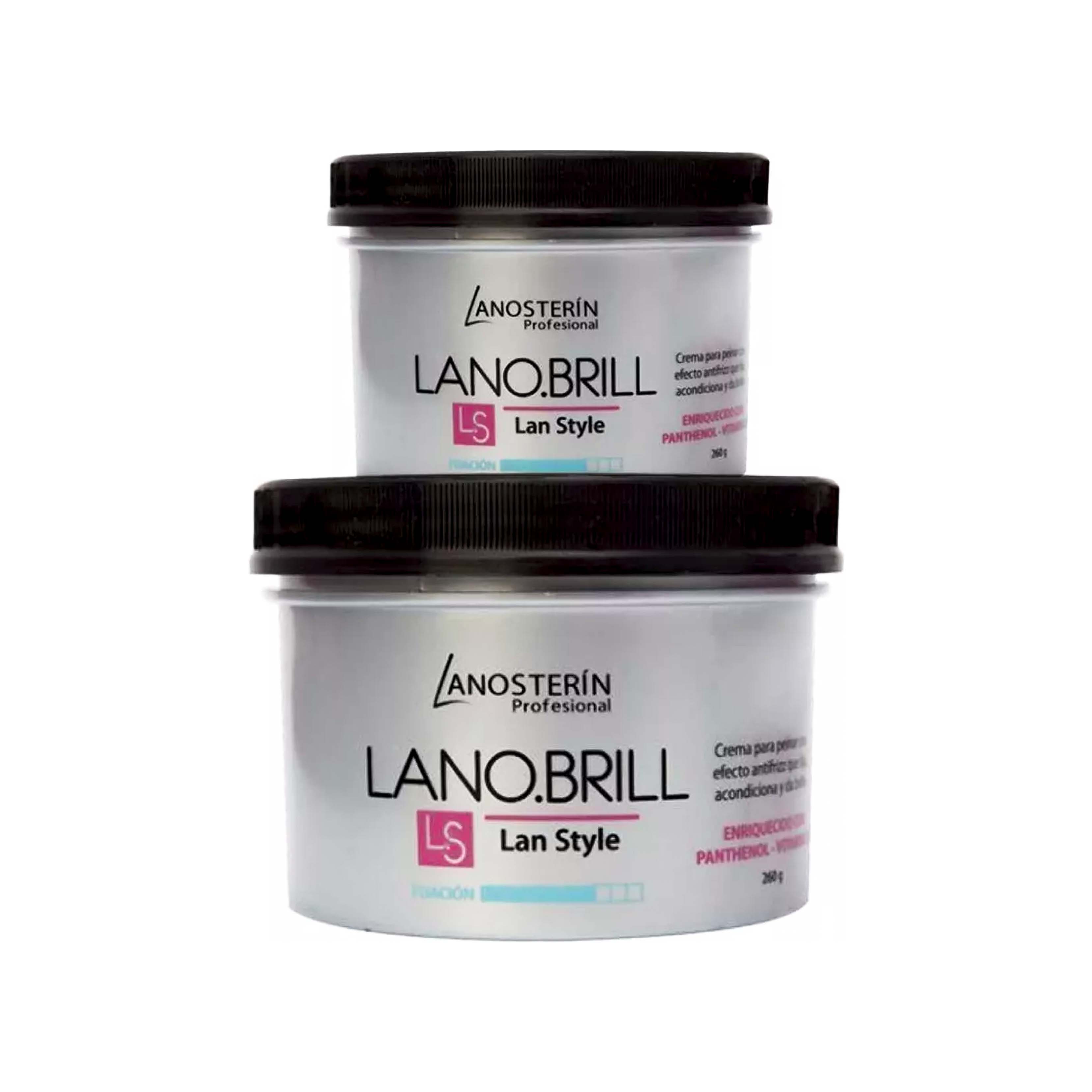 Lanobrill Pack de Crema Para Peinar Por 100 Gr y 250 Gr