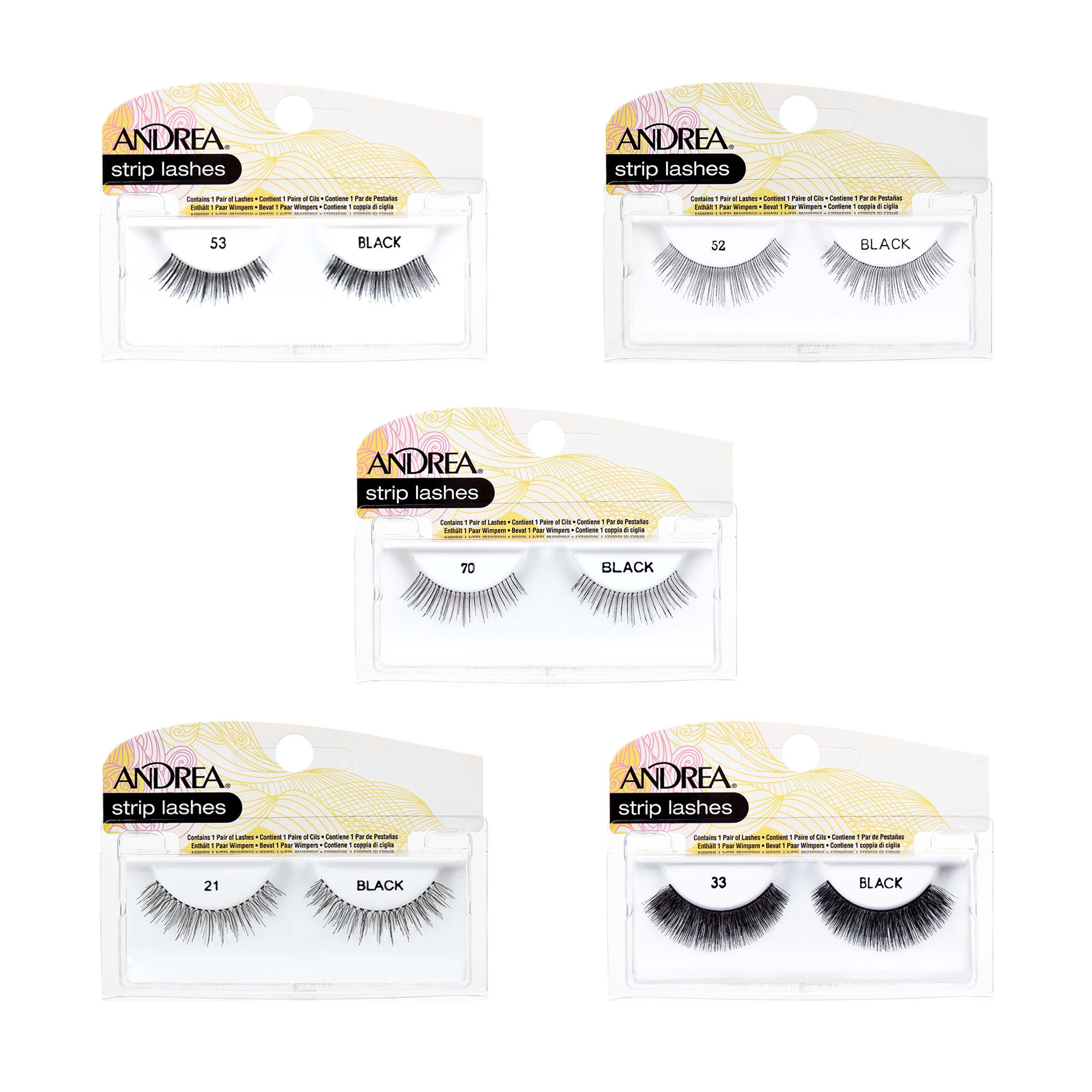 Pestañas Tira Andrea Black