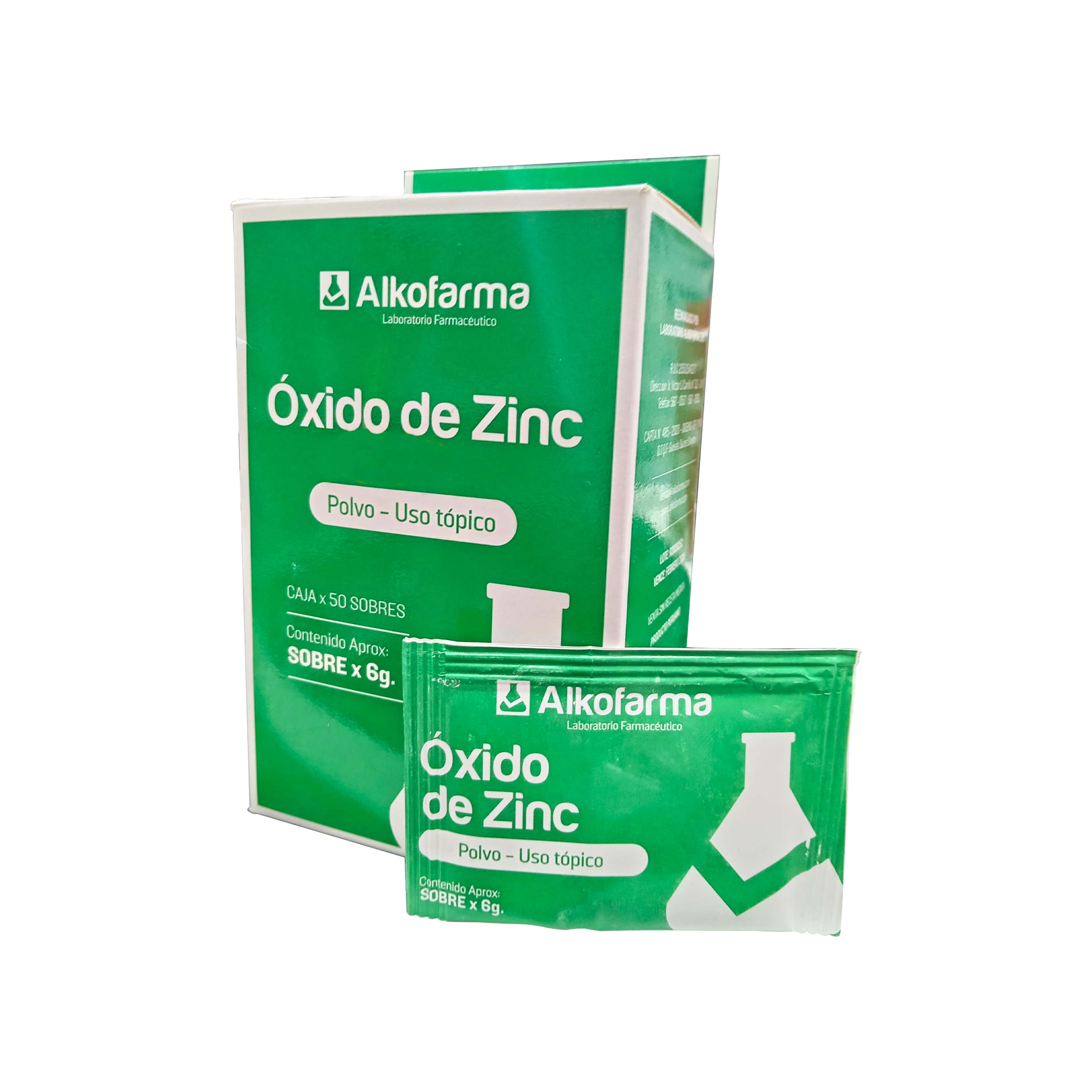 Alkofarma Óxido de Zinc Sobre de 6 Gr