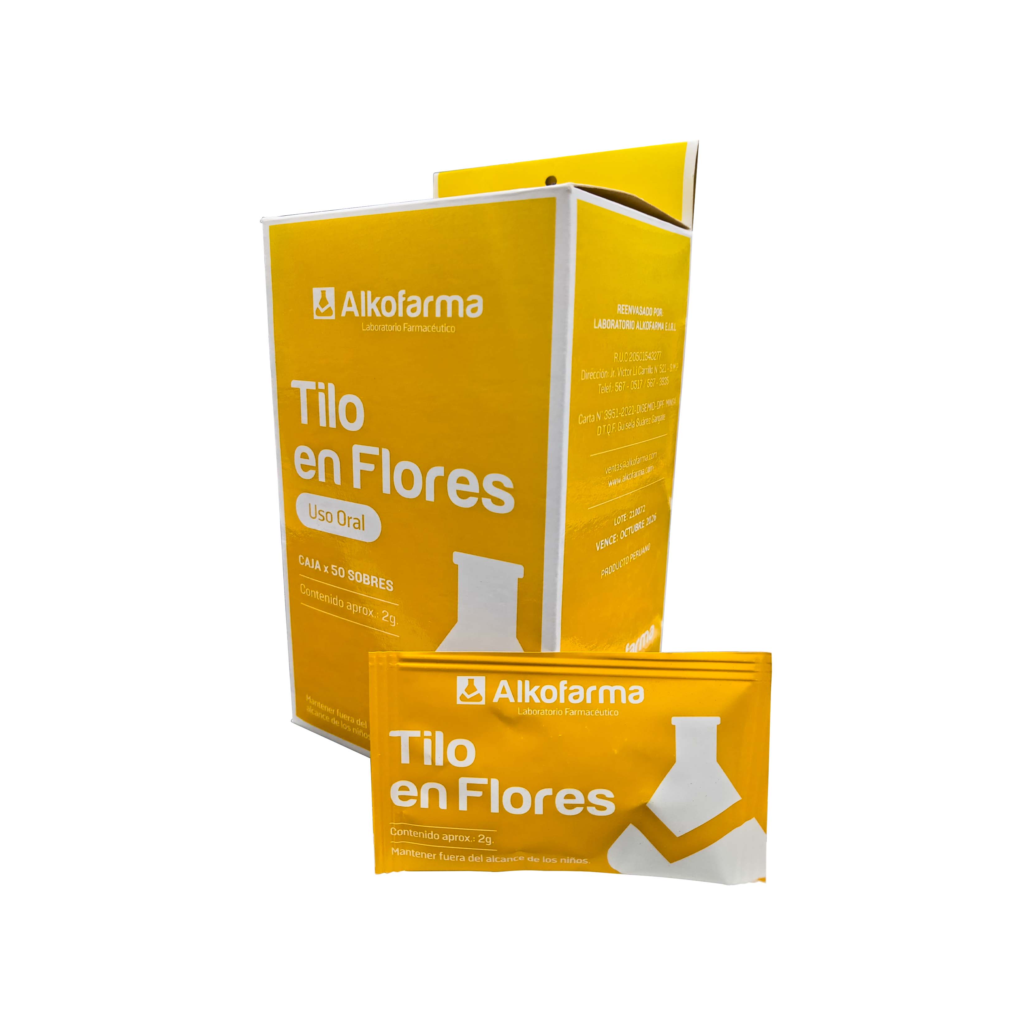 Alkofarma Tilo en Flores Por 2 Gr
