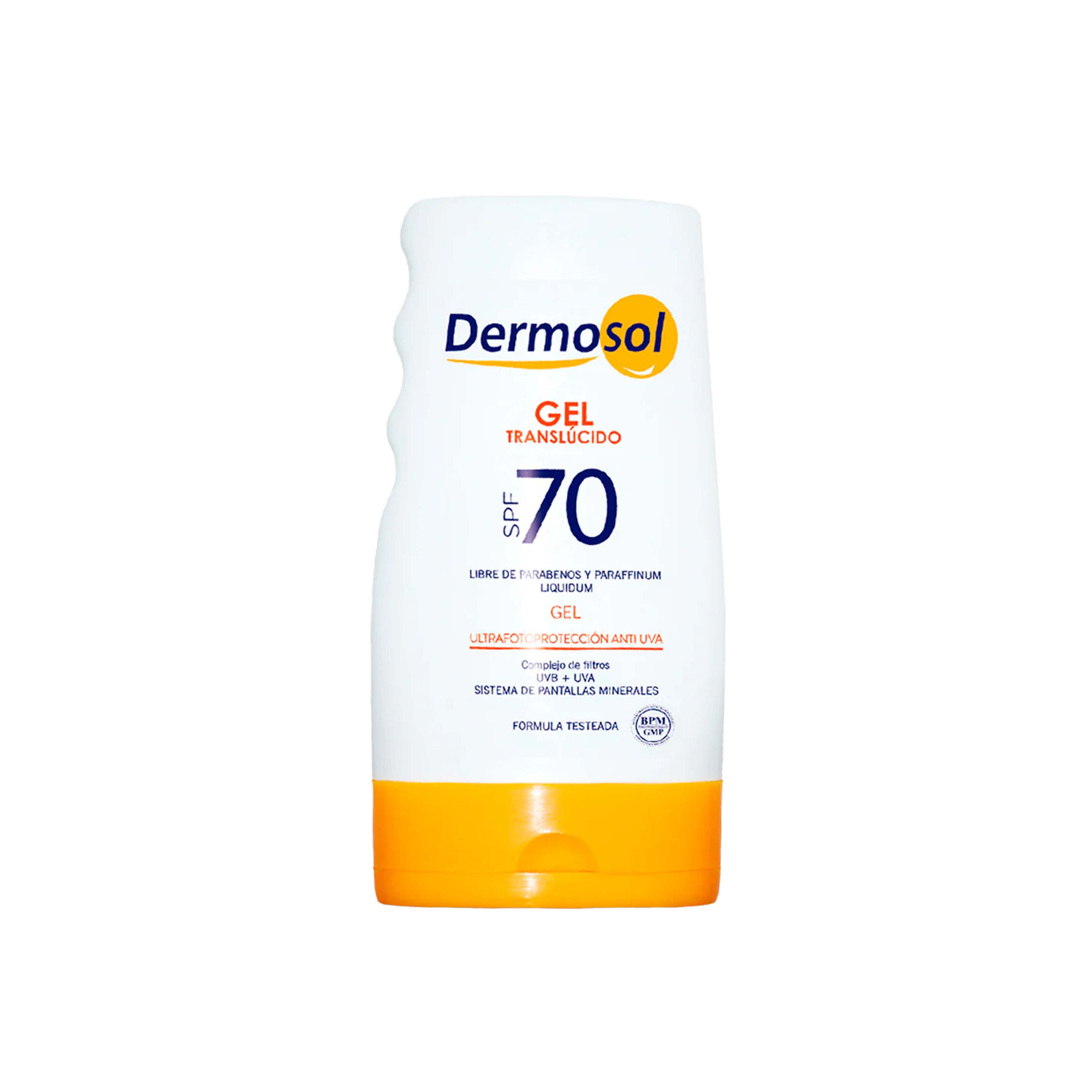 Dermosol Gel Translúcido SPF 70 Por 60 Gr