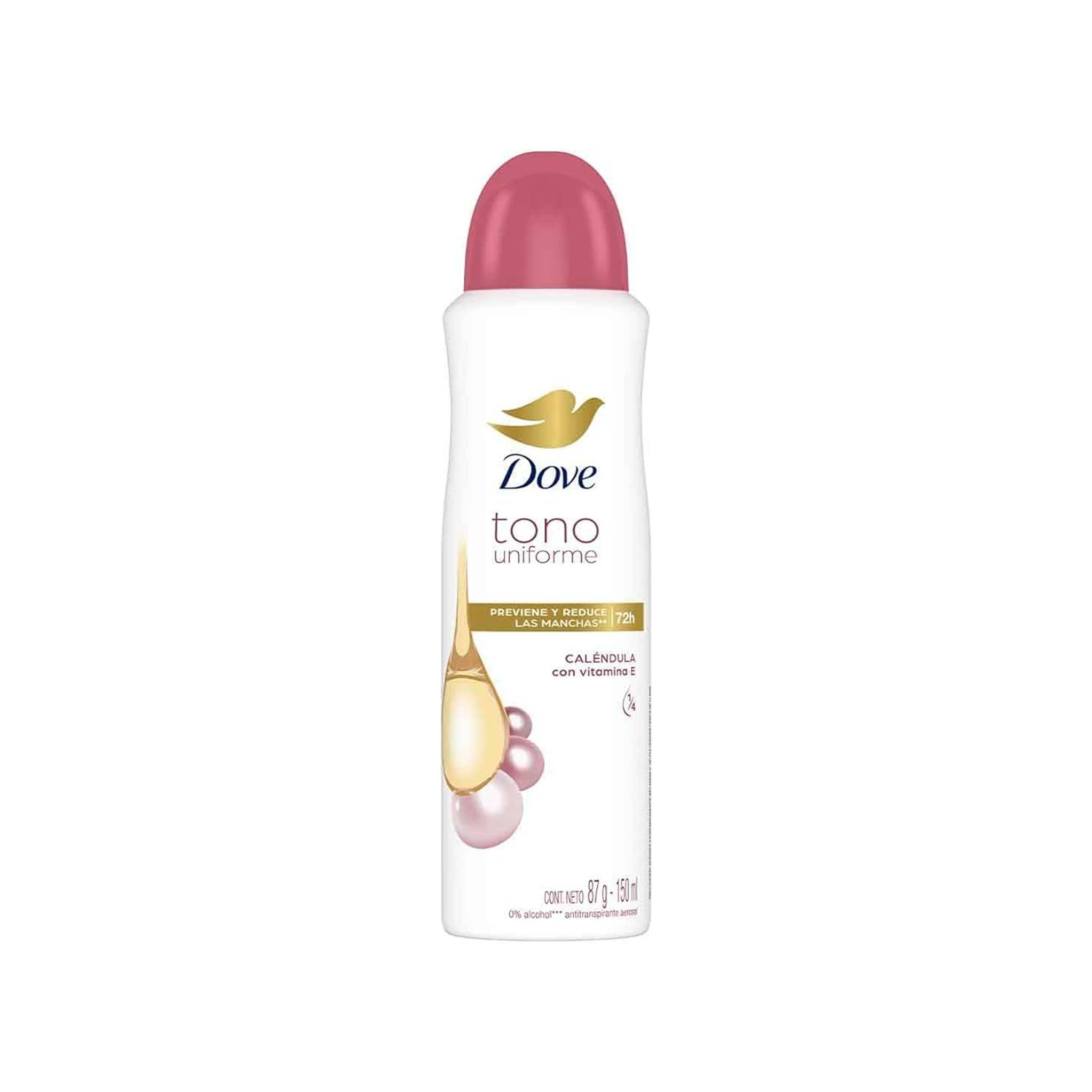 Dove Antitranspirante Tono Uniforme Caléndula Con Vitamina E Por 150 mL