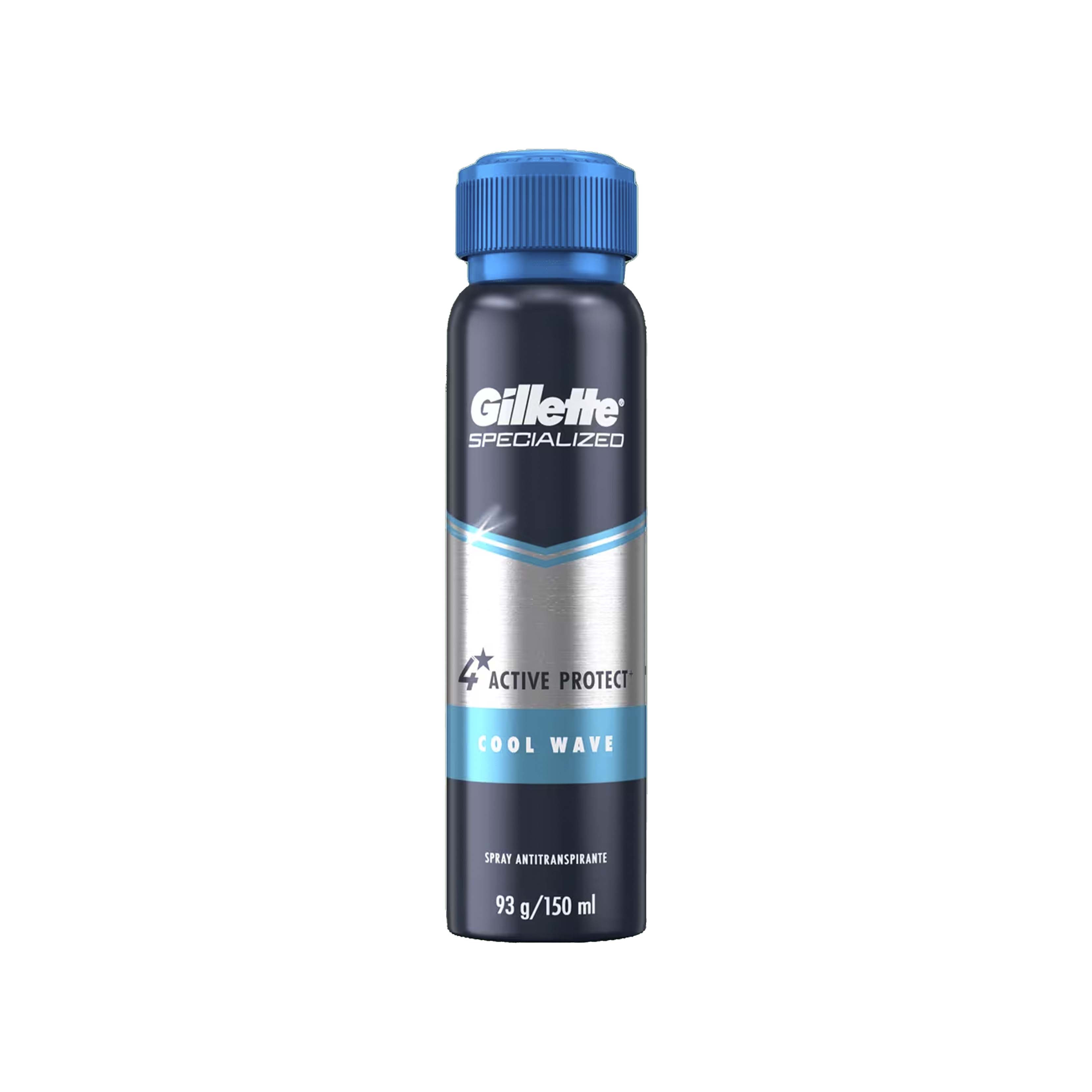 Gillette Spray Antitranspirante Cool Wave Por 150 mL