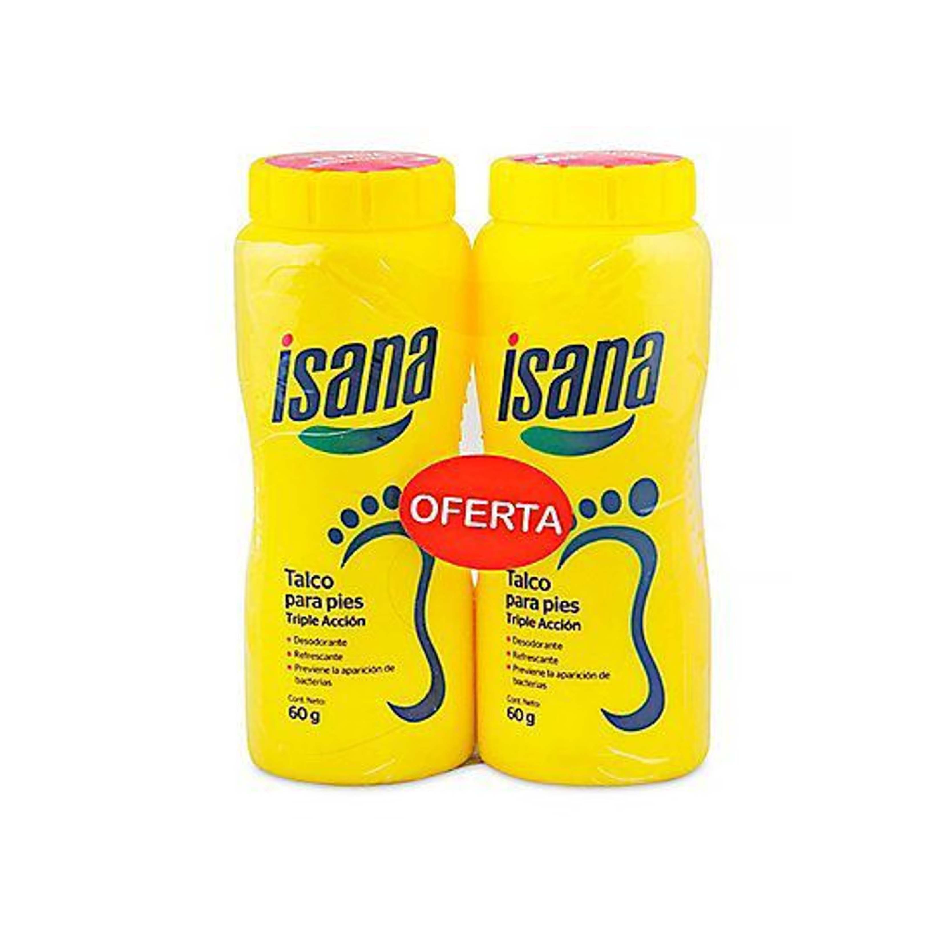 Isana Talcos Para Pies Por 60 Gr