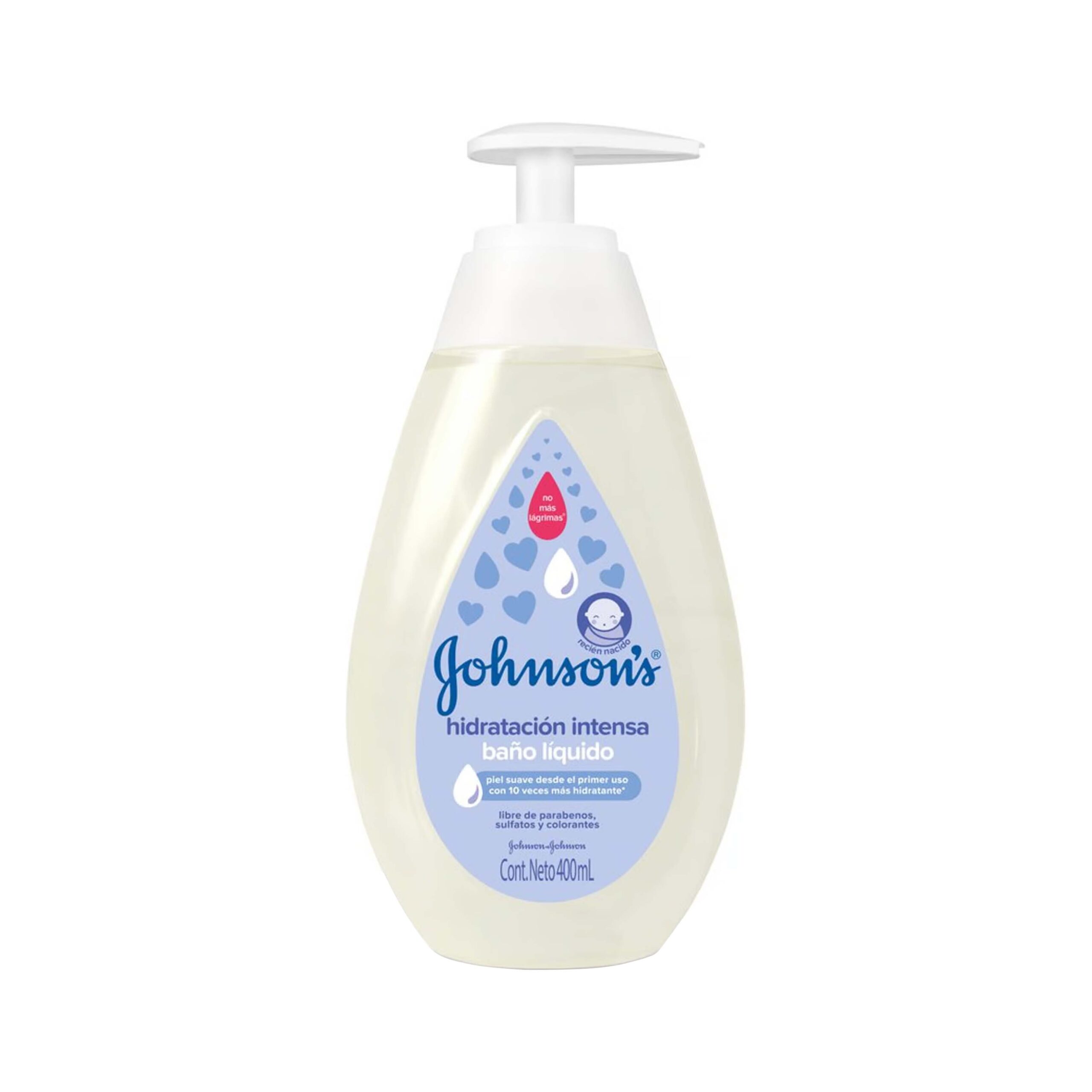 Johnsons Hidratación Intensa Baño Liquido Por 400 mL