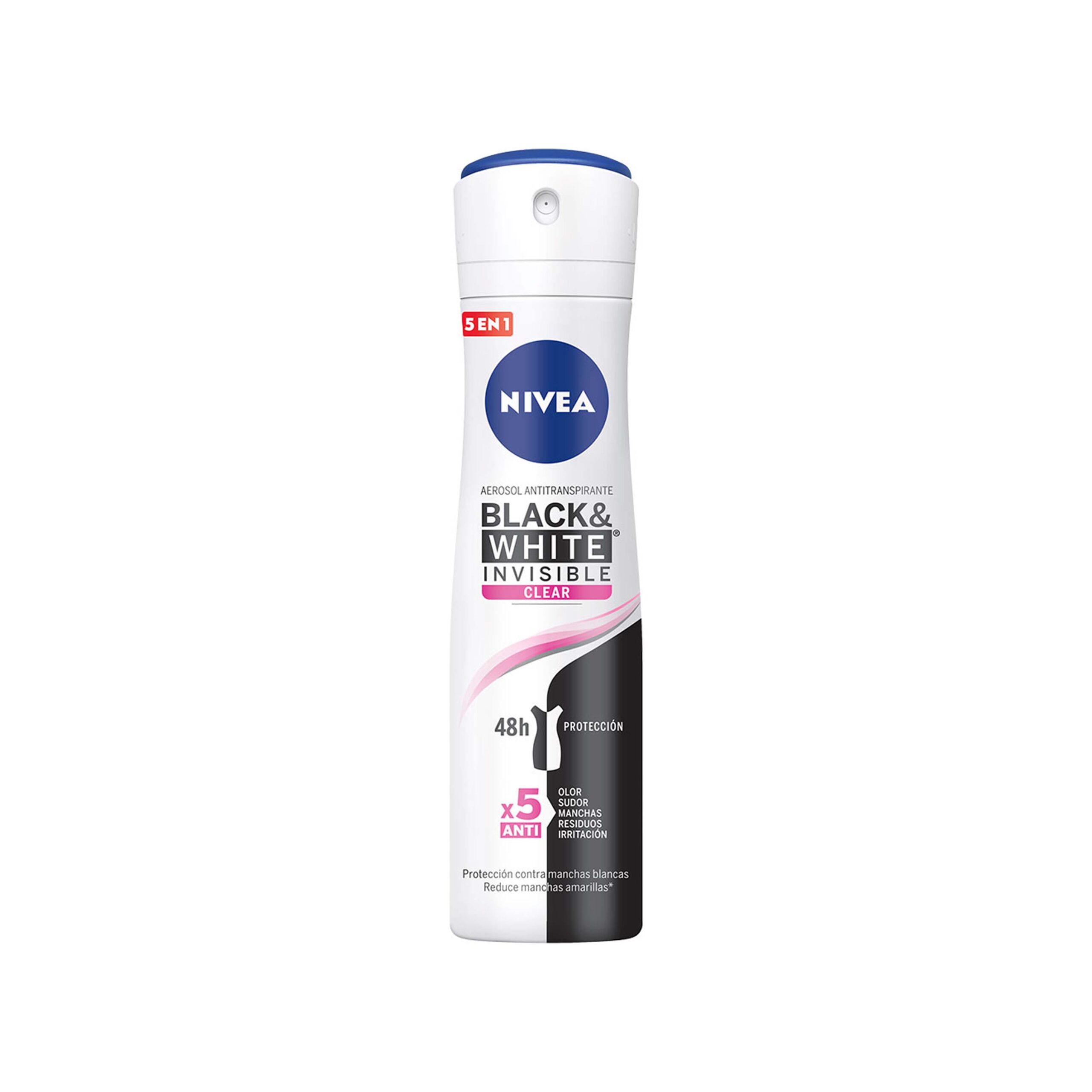 Nivea Antitranspirante Black & White Invisible Por 150 mL
