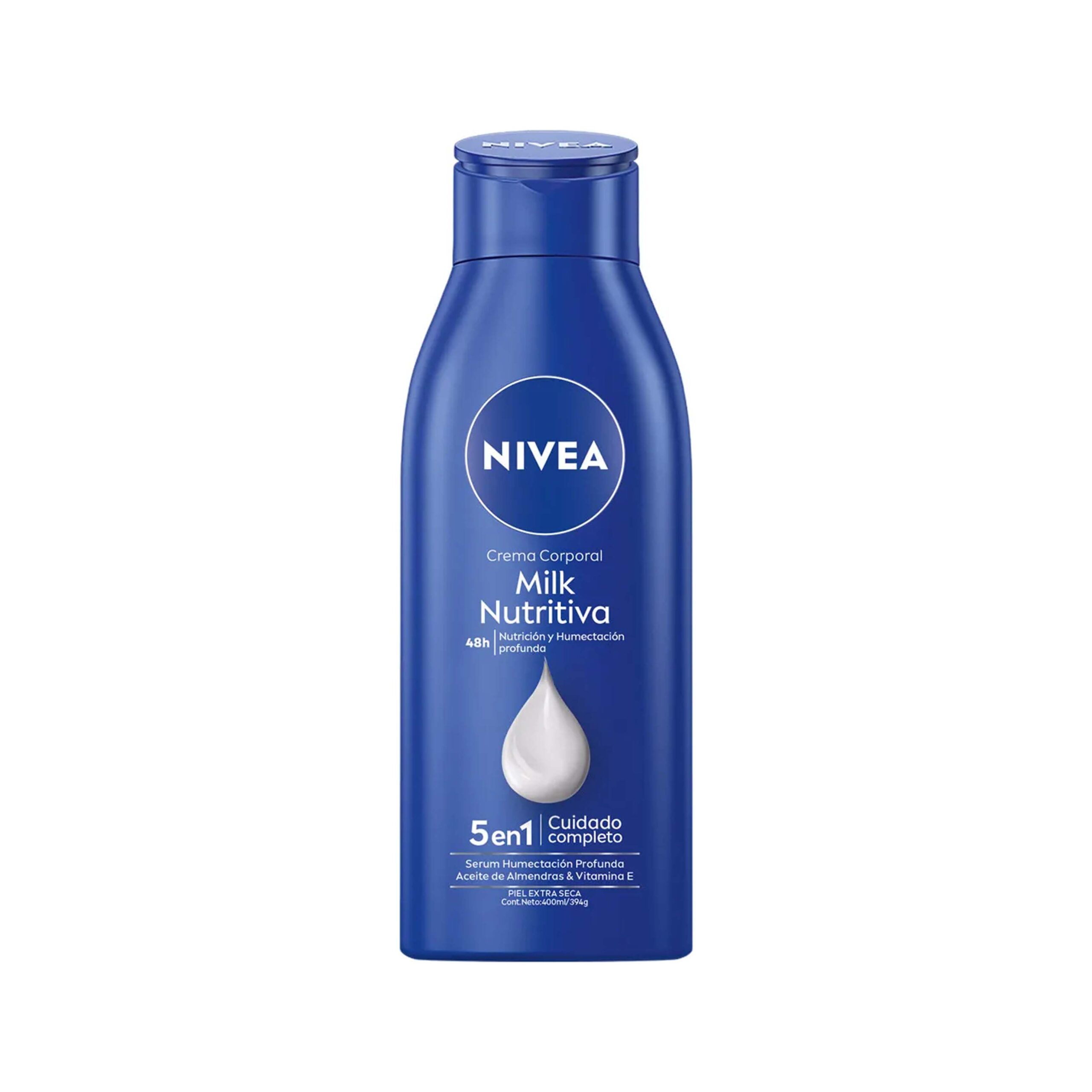 Nivea Milk Nutritiva Crema Corporal  Por 400 mL