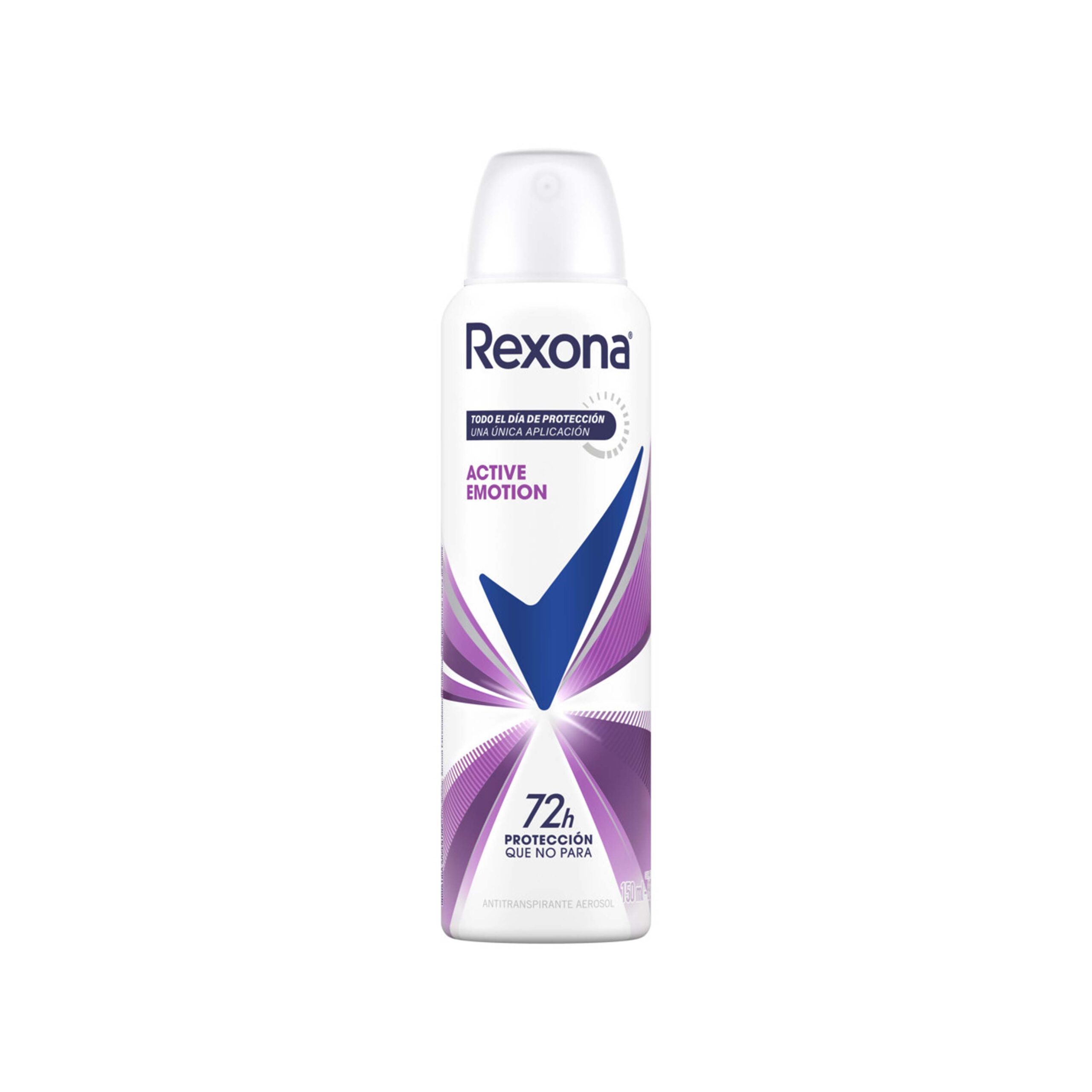 Rexona Active Emotion Antitranspirante Aerosol 72H Por 150 mL
