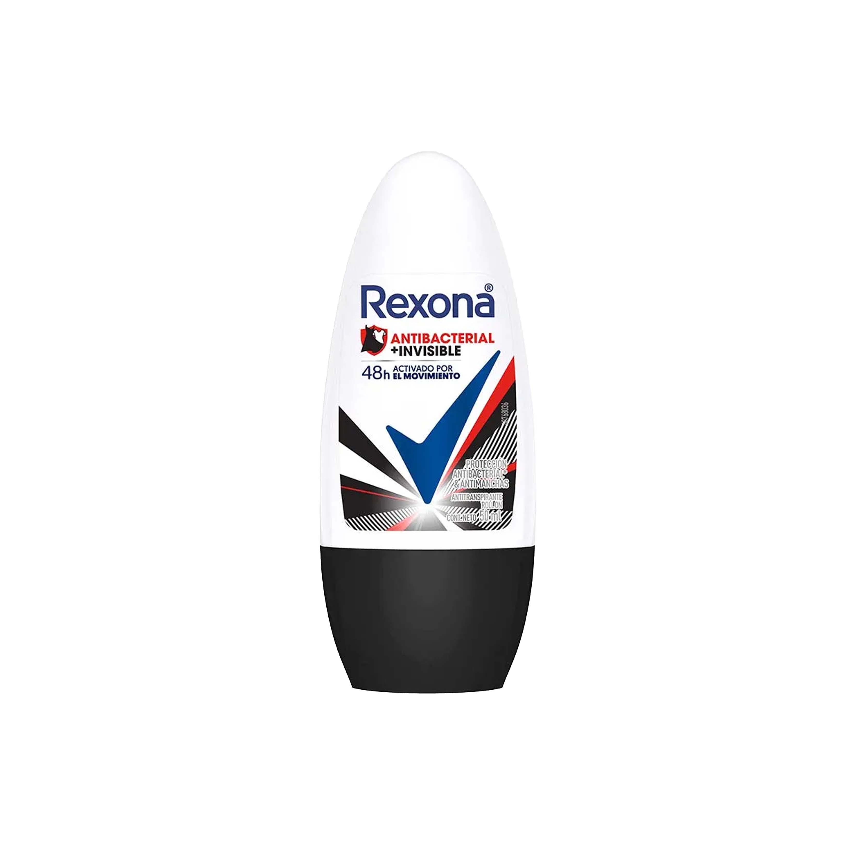 Rexona Antibacterial+Invisible Por 50 mL