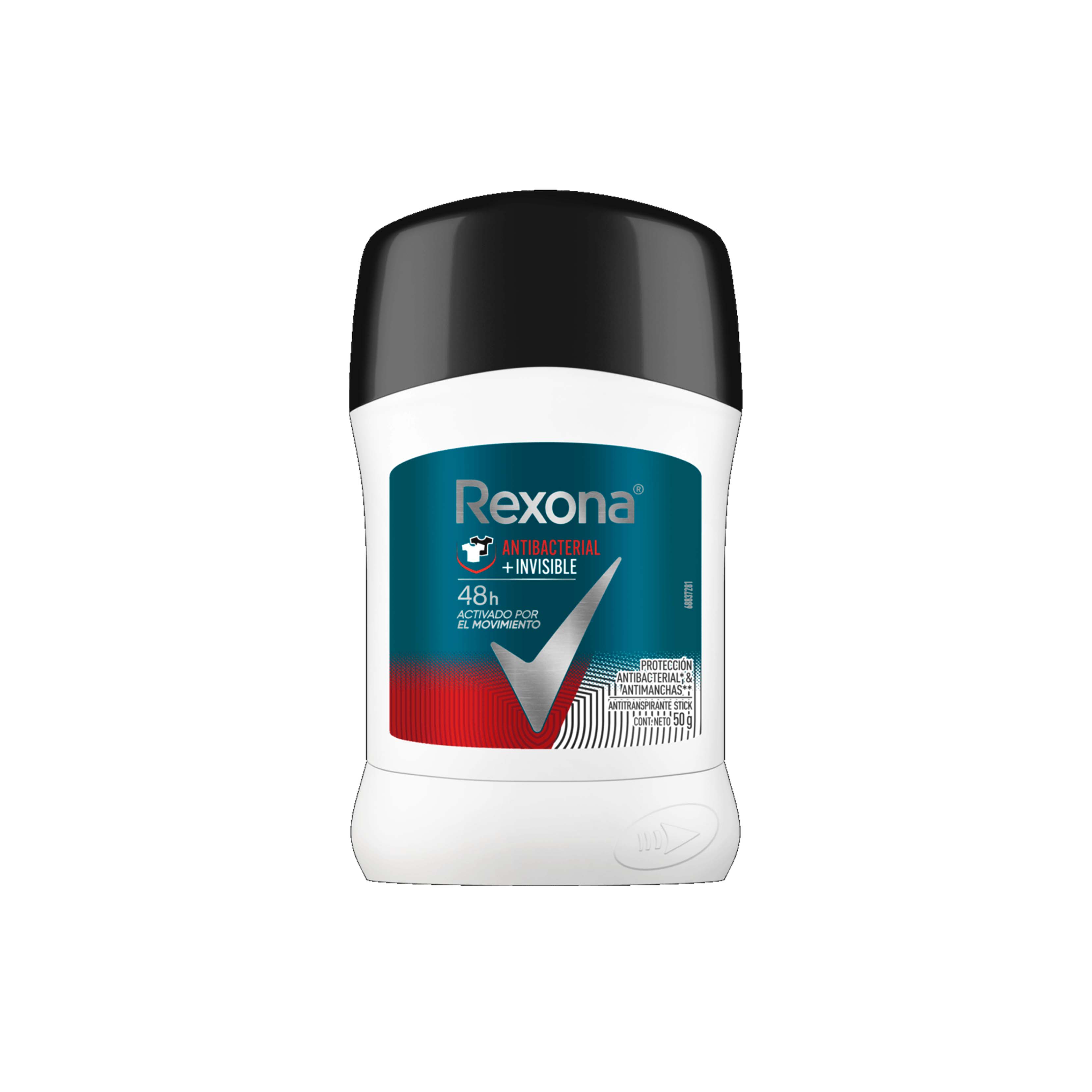 Rexona Antitranspirante Antibacterial+Invisible Por 50 Gr